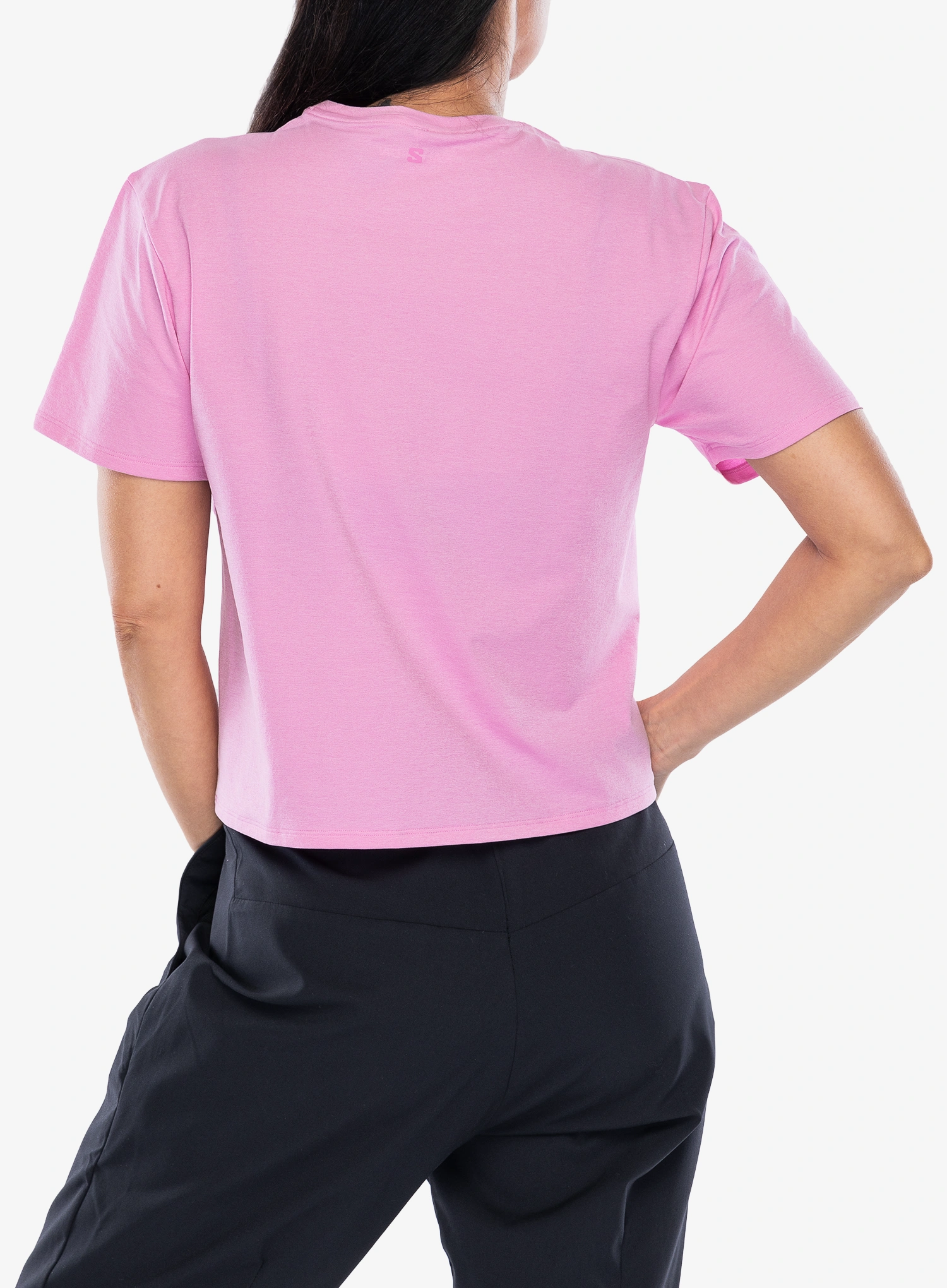 Funktionsshirt Damen Salomon Trackline S/S Tee - cyclamen