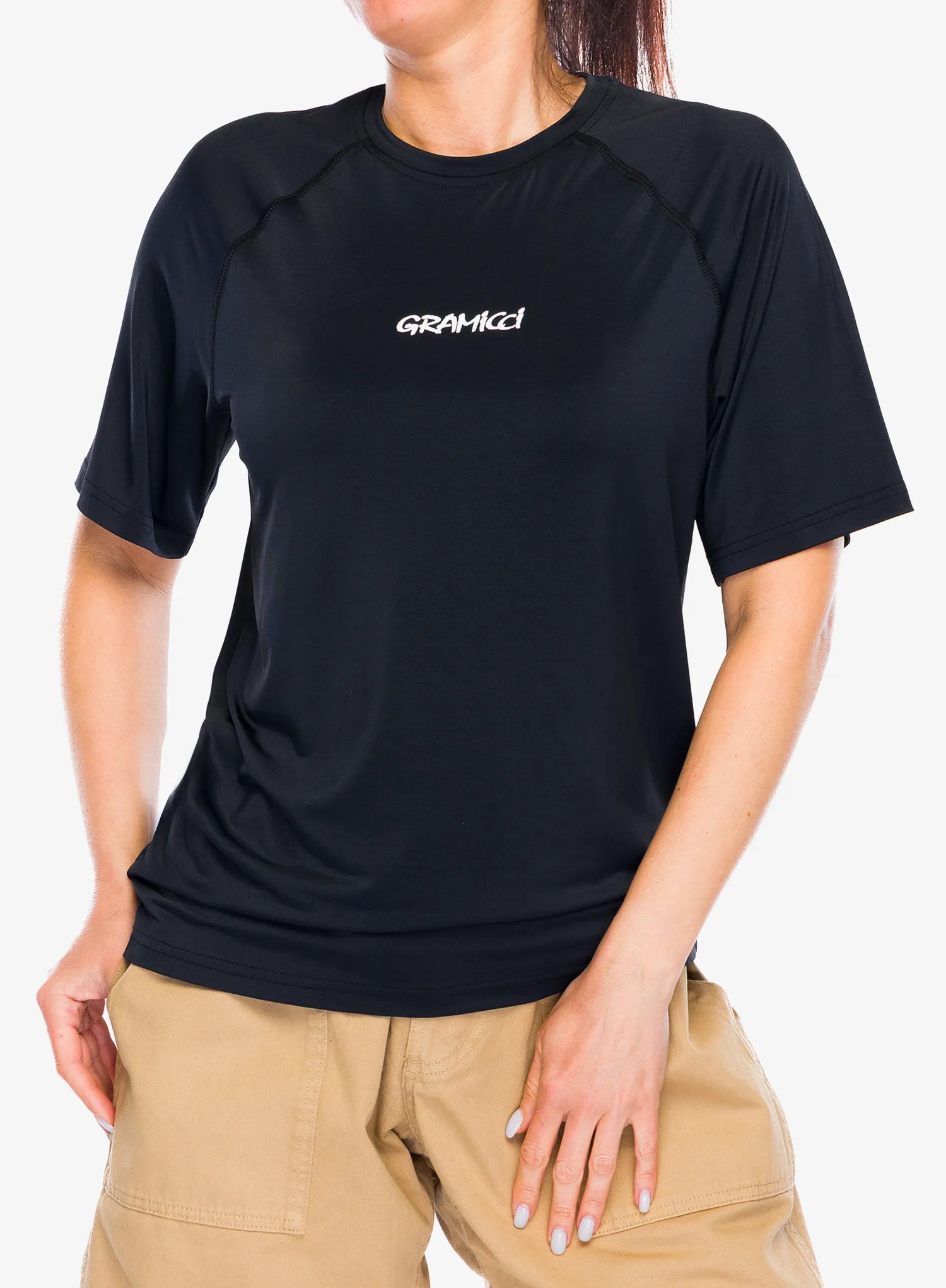 Funktionsshirt Gramicci Upf-Shield Short Sleeve Top - black