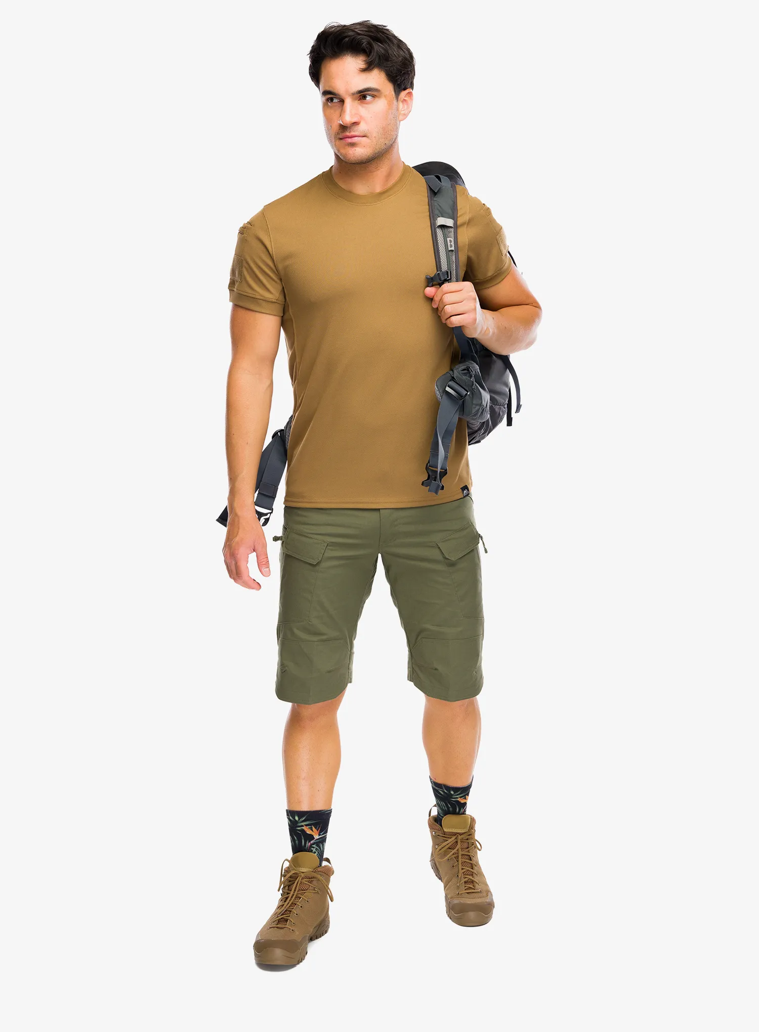 Funktionsshirt Herren Helikon-Tex Tactical T-Shirt - TopCool - coyote