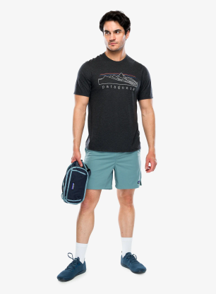 Funktionsshirt Patagonia Cap Cool Trail Shirt Stratapeaks - ink black