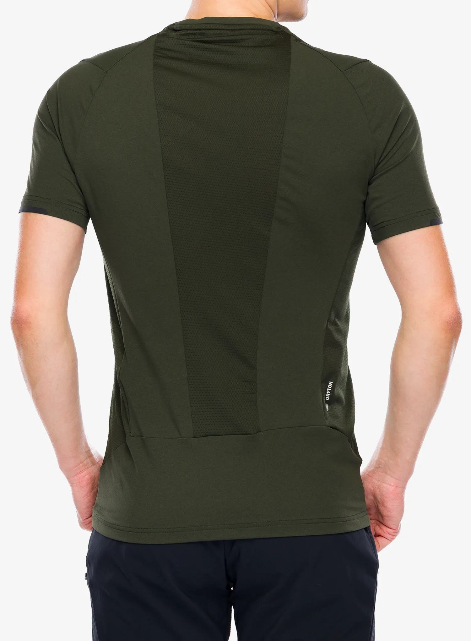 Funktionsshirt Salewa Pedroc Dry Hyb T-Shirt - dark olive