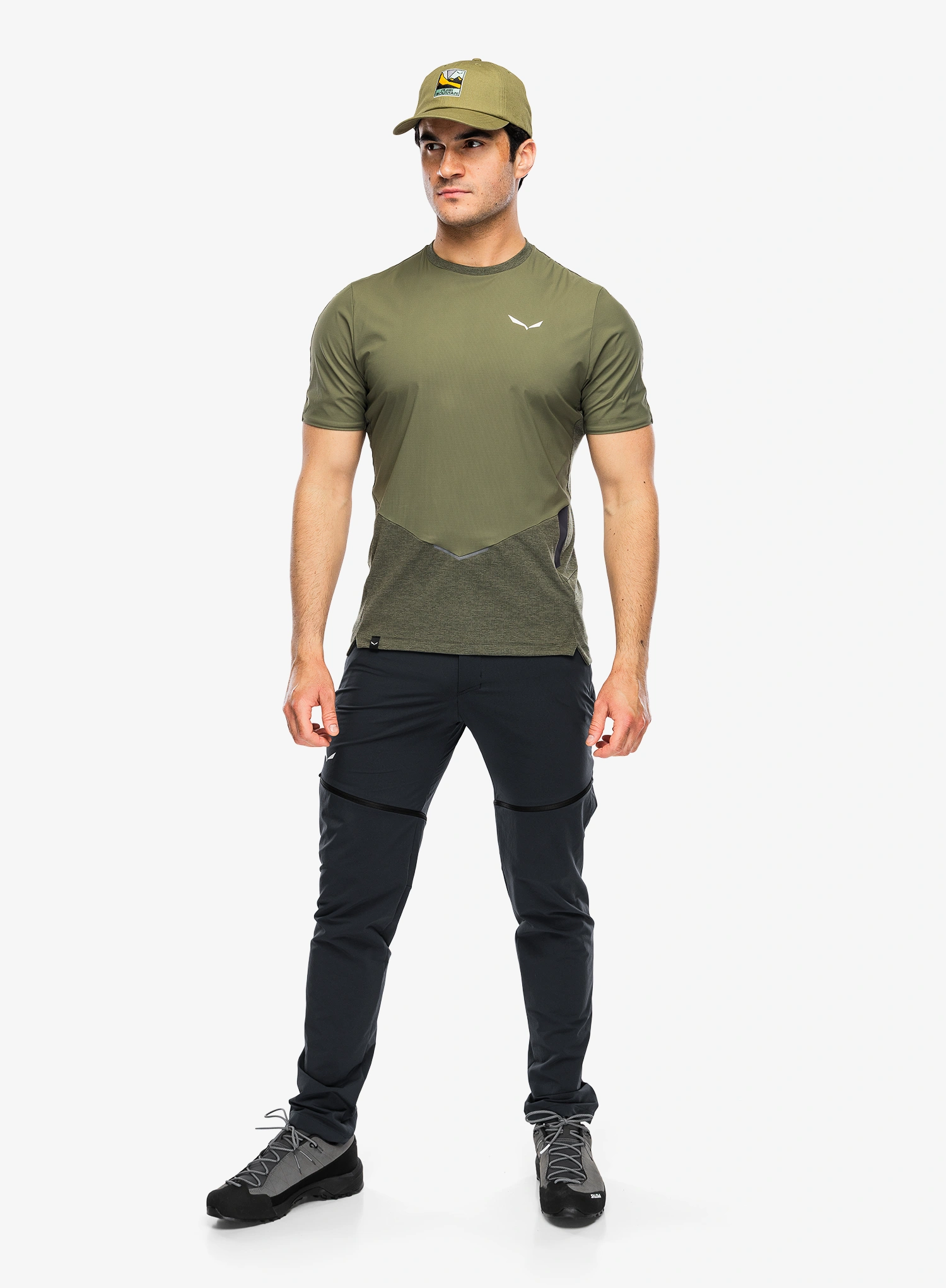 Funktionsshirt Salewa Pedroc Dry Wind T-Shirt - faded green