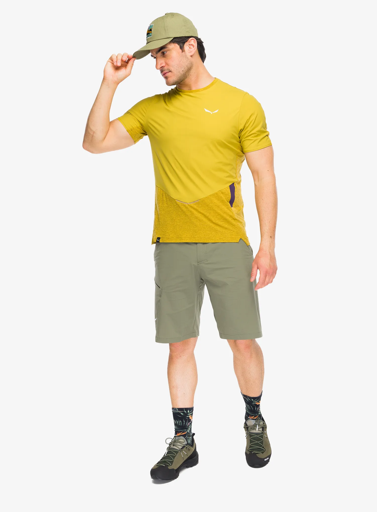 Funktionsshirt Salewa Pedroc Dry Wind T-Shirt - olive oil