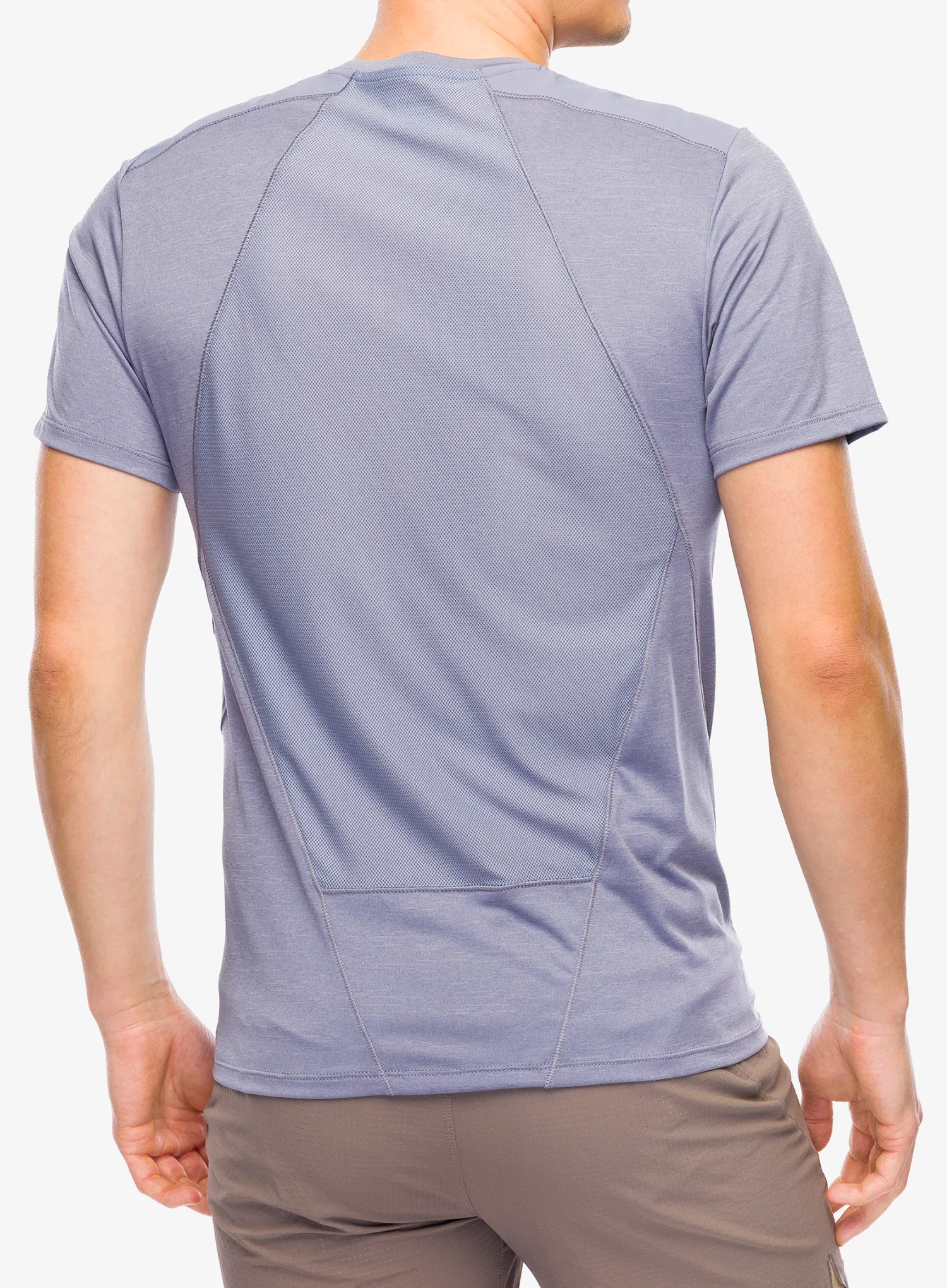Funktionsshirt Salomon Outline S/S Tee - blue granite