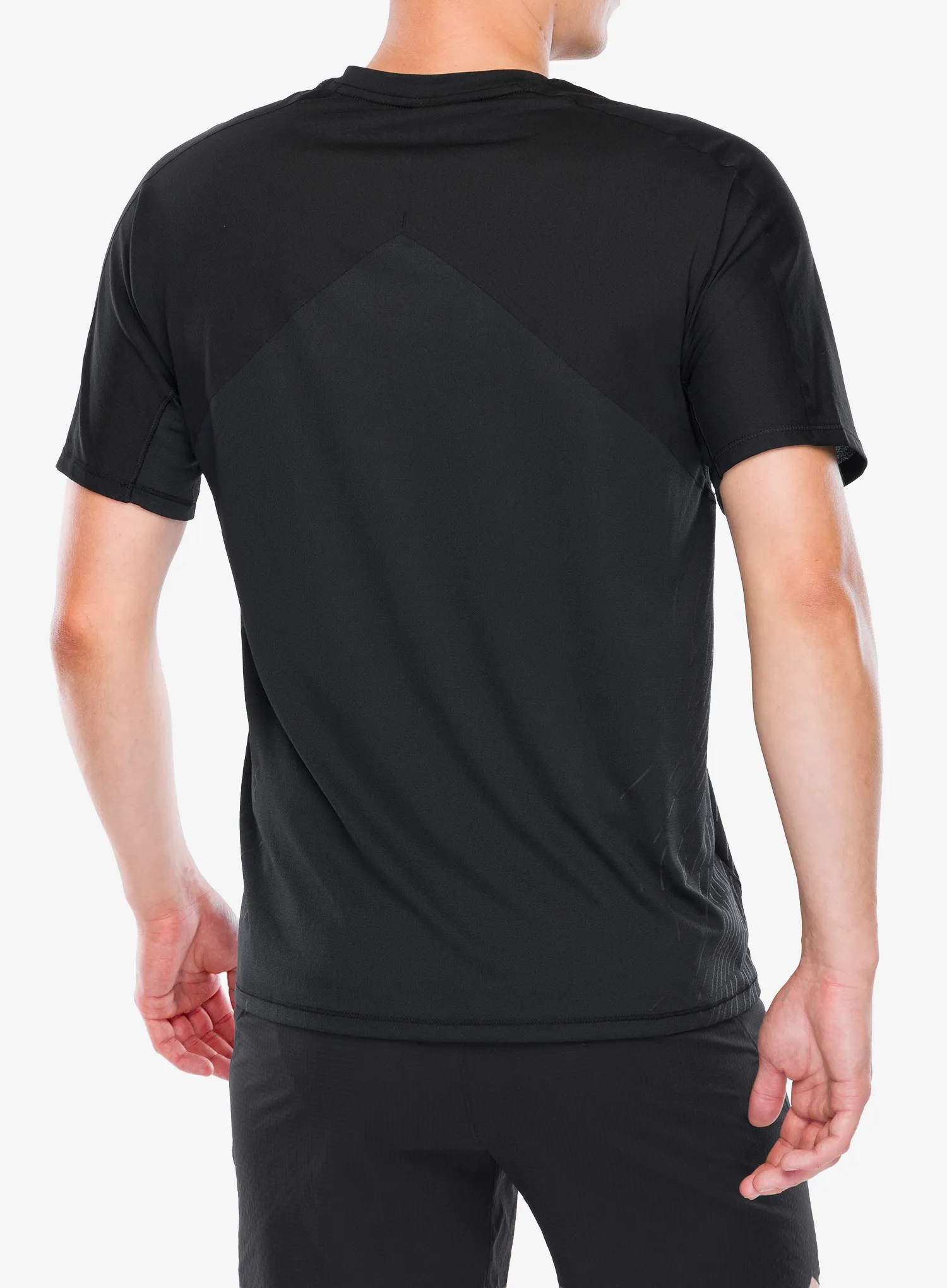 Funktionsshirt Salomon Sense Aero S/S Tee GFX - deep black