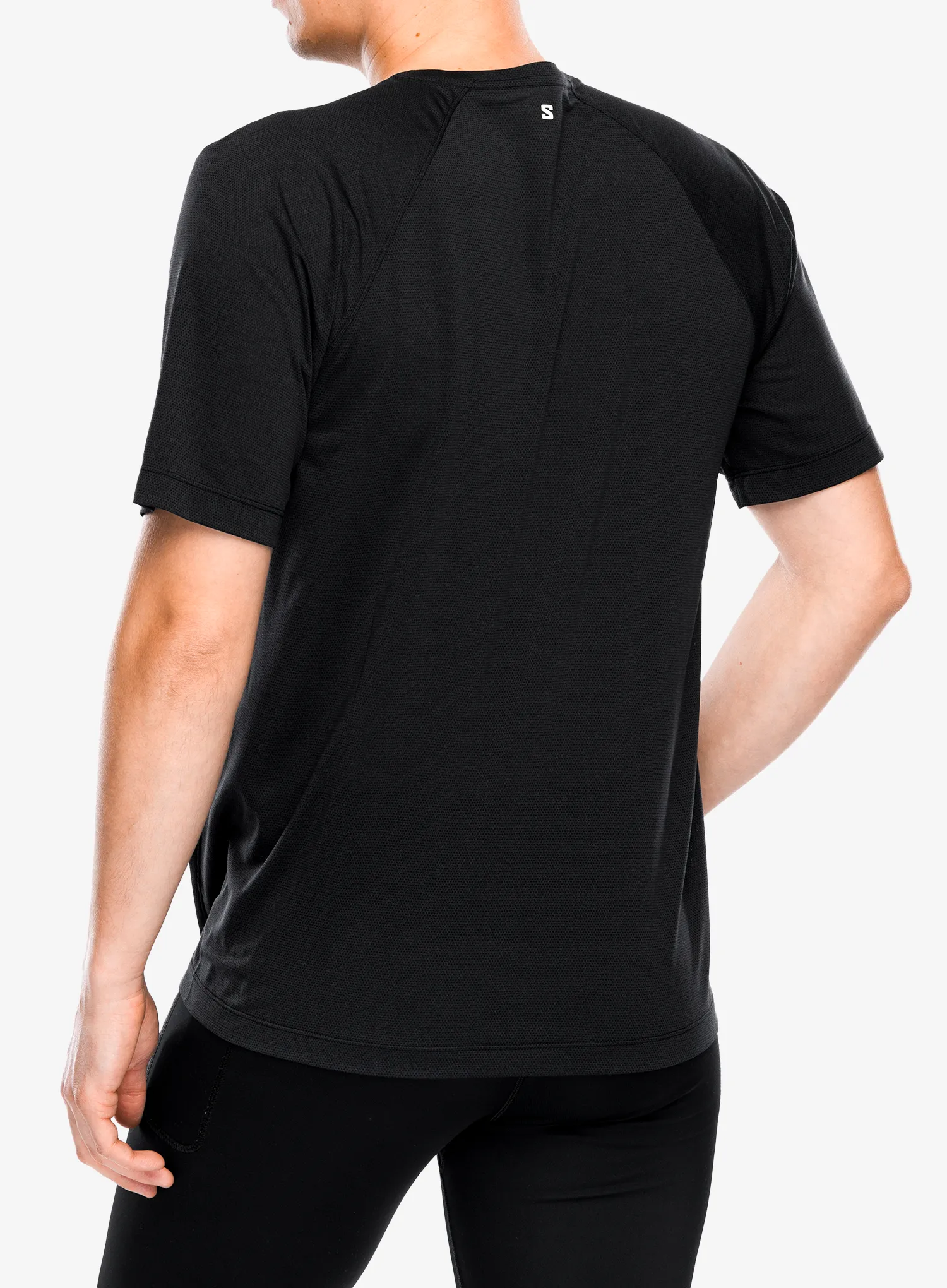 Funktionsshirt Salomon Shakeout Core S/S Tee - deep black