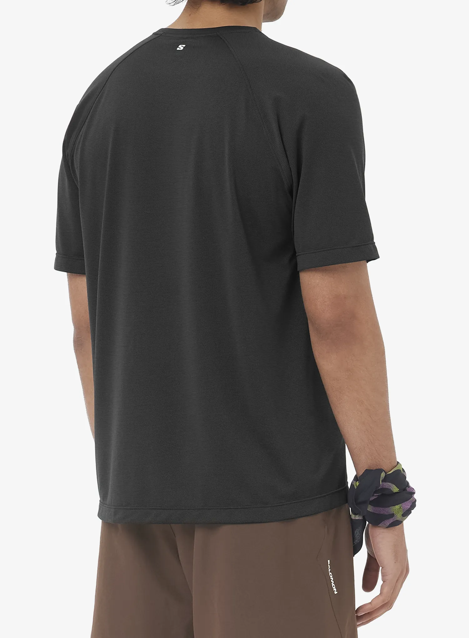 Funktionsshirt Salomon Shkout Core S/S Tee GFX - deep black
