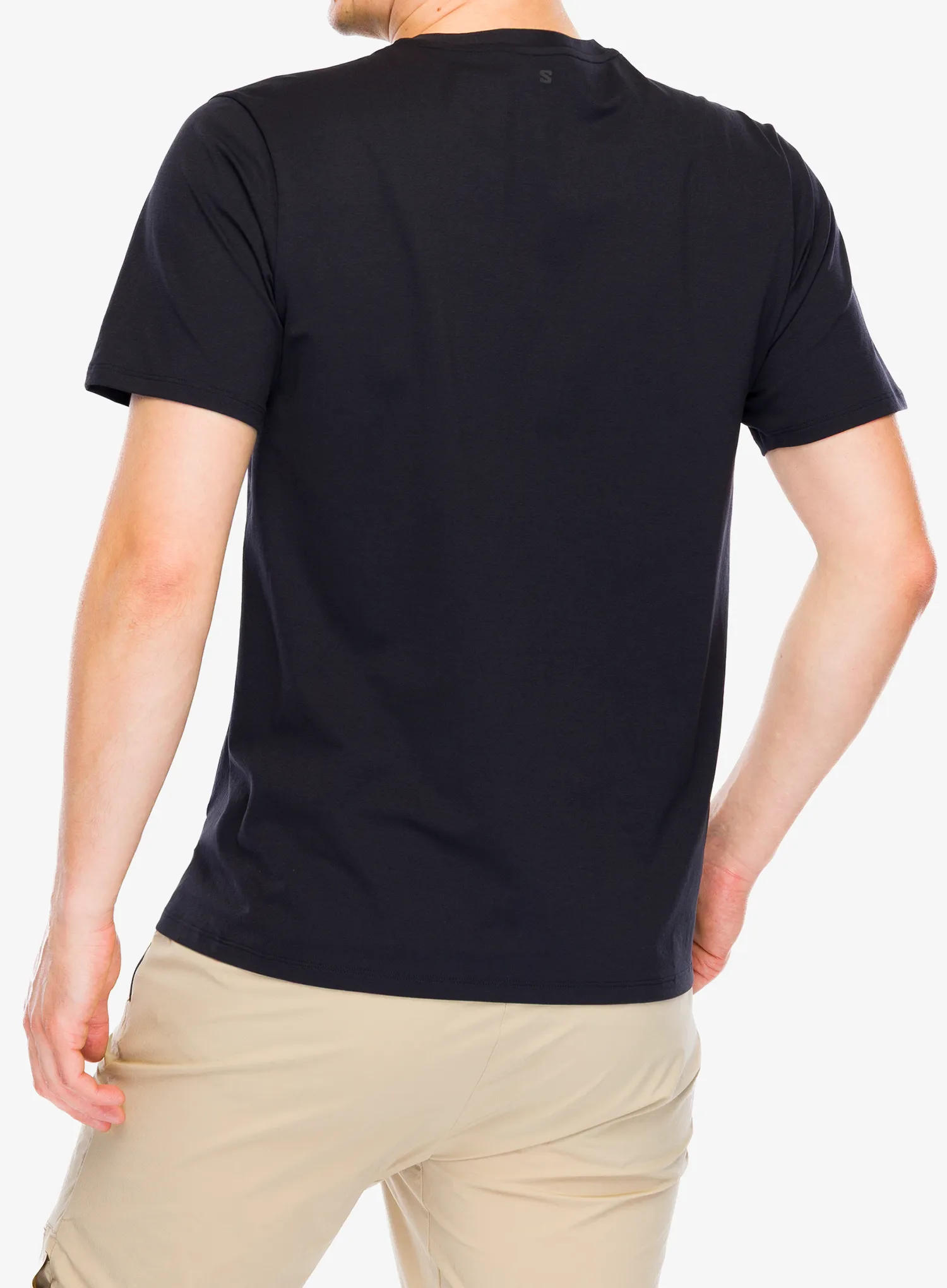 Funktionsshirt Salomon Trackline S/S Tee - deep black