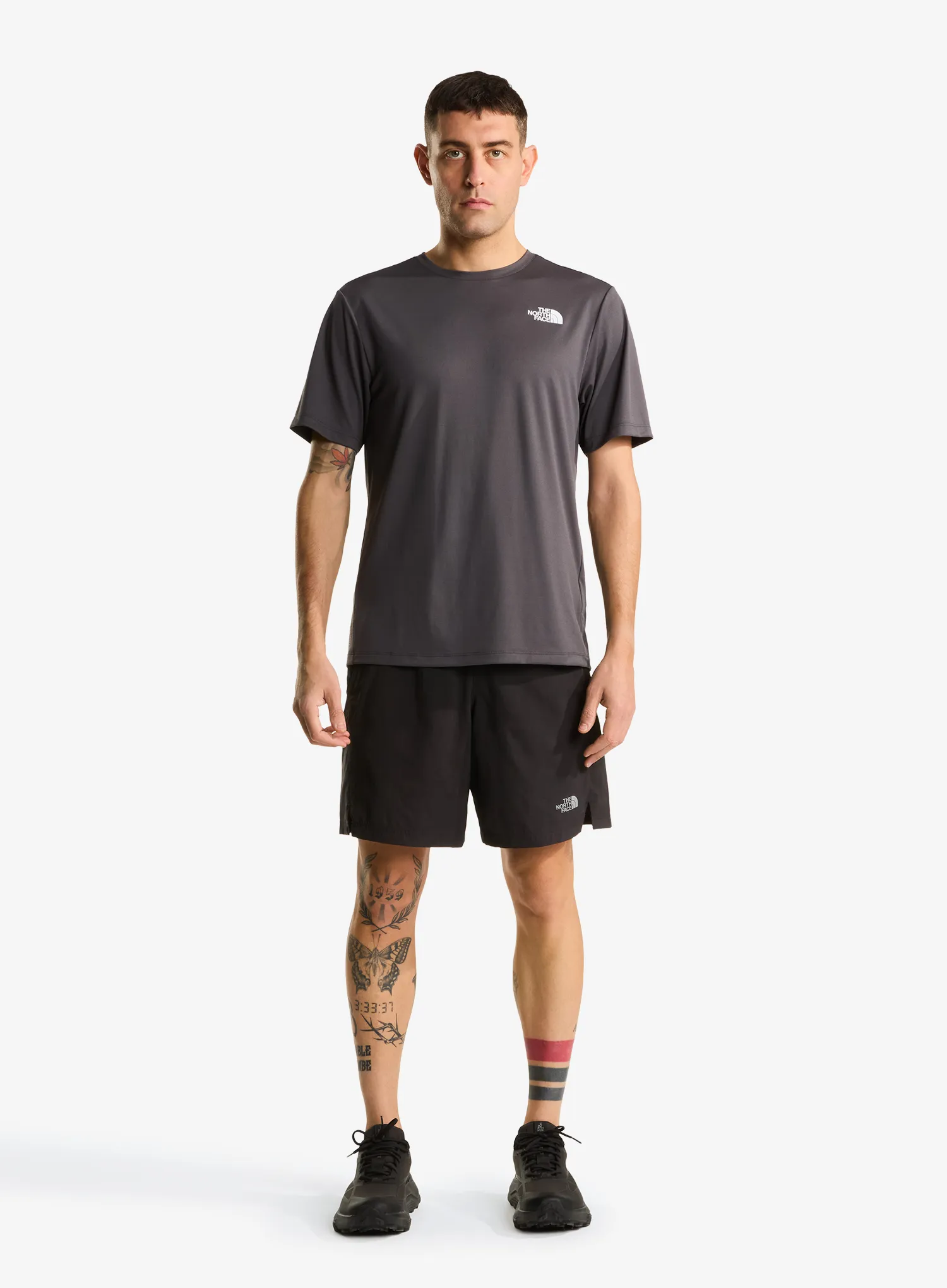 Funktionsshirt The North Face 24/7 S/S Tee Reg - anthracite grey