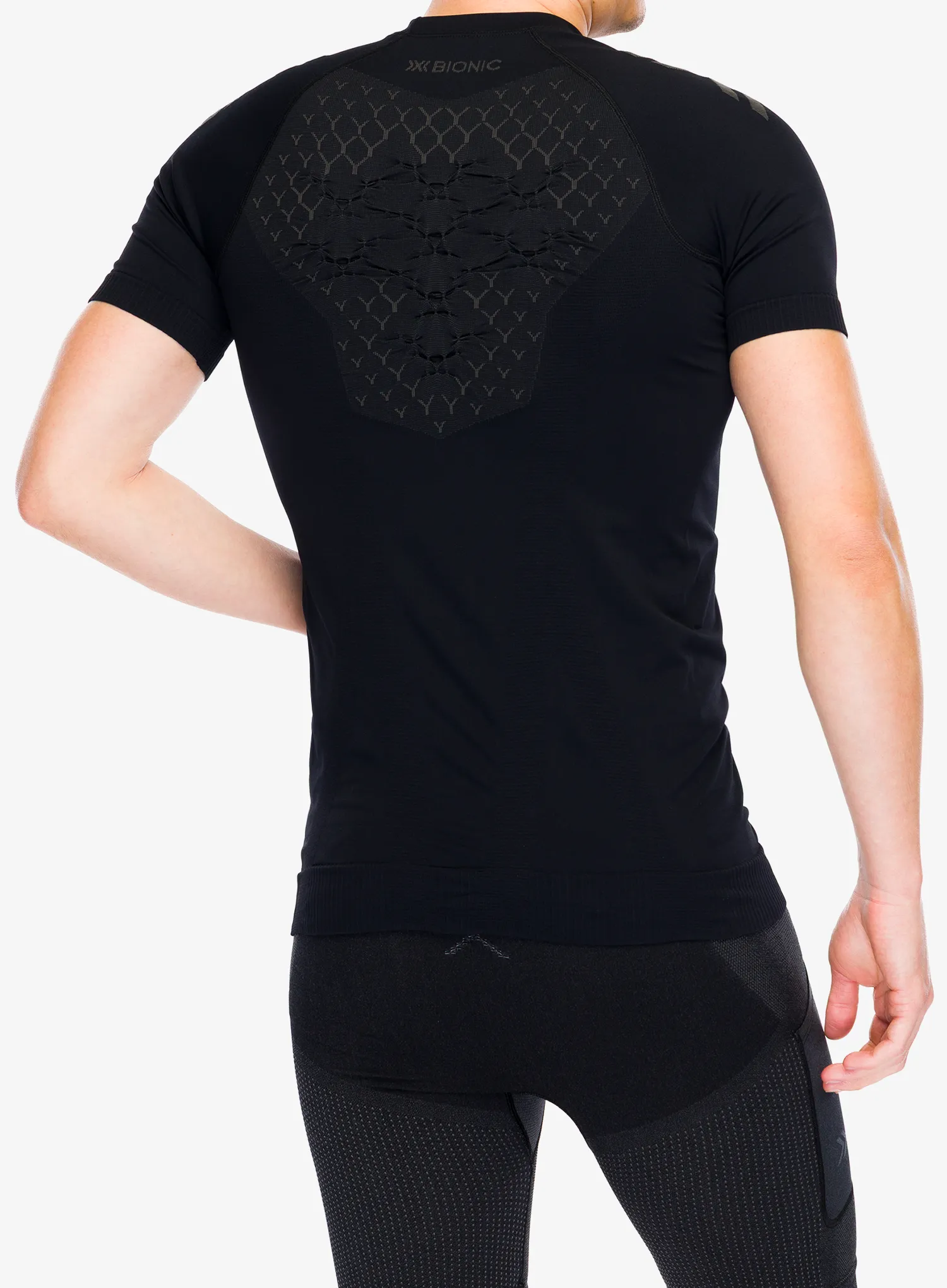 Funktionsshirt X-Bionic Twyce Run Shirt S/S - black/charcoal