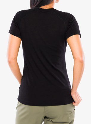 Funktionsshirt Damen Helly Hansen Durawool T-Shirt - black