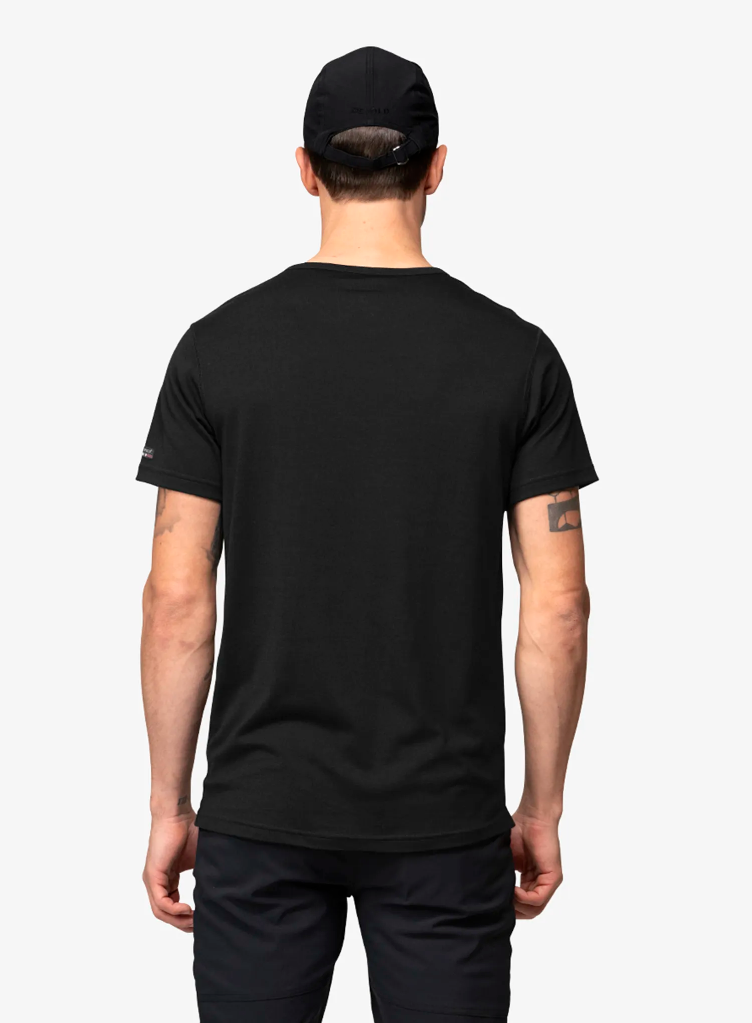 Funktionsshirt Devold Breeze Merino 150 T-Shirt - black