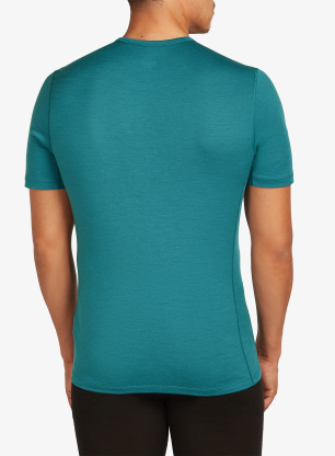 Funktionsshirt Icebreaker 200 Oasis S/S Crewe - topaz