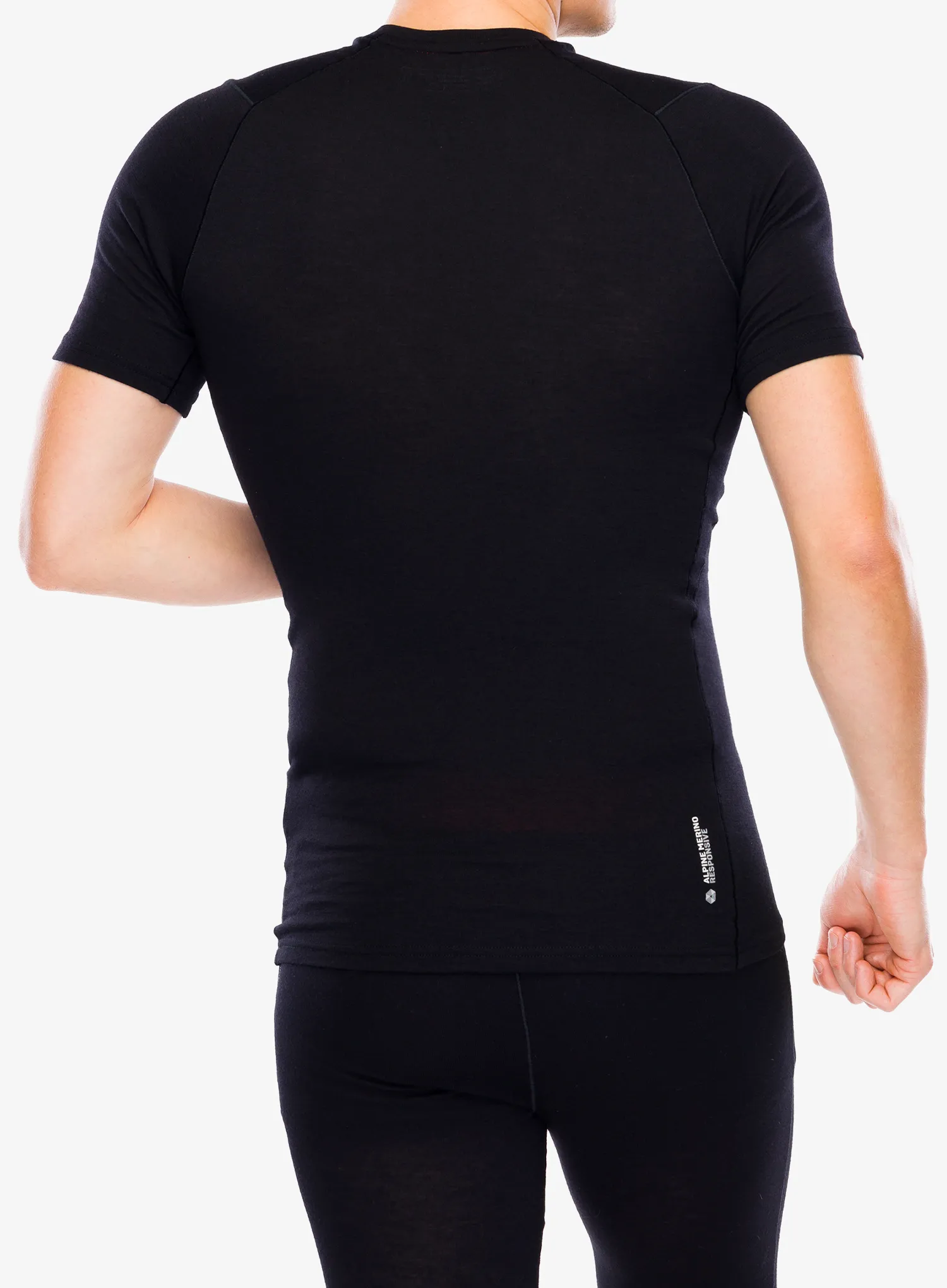Funktionsshirt Salewa Cristallo Warm Alpine Merino Responsive SS - black out