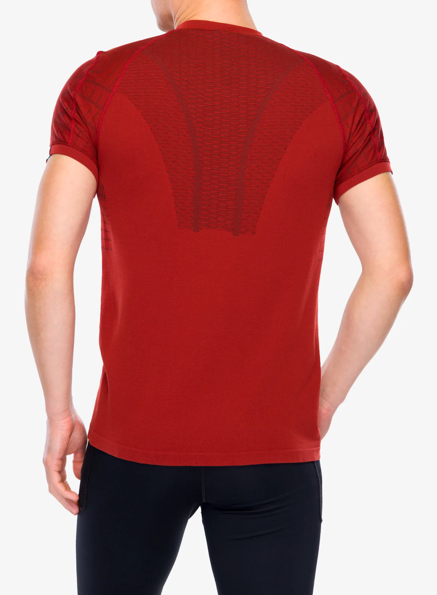 Funktionsshirt UYN Terracross Self Layer Shirt SS Regular Fit - burn red