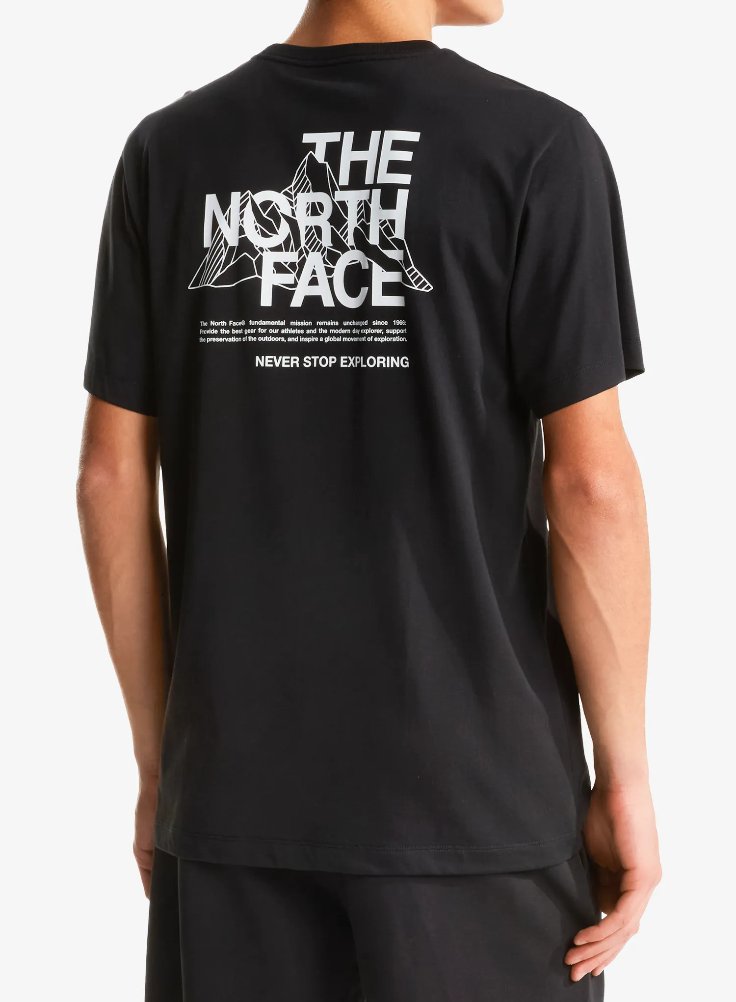 Shirt The North Face Mountain Sketch Regular SS - tnf black