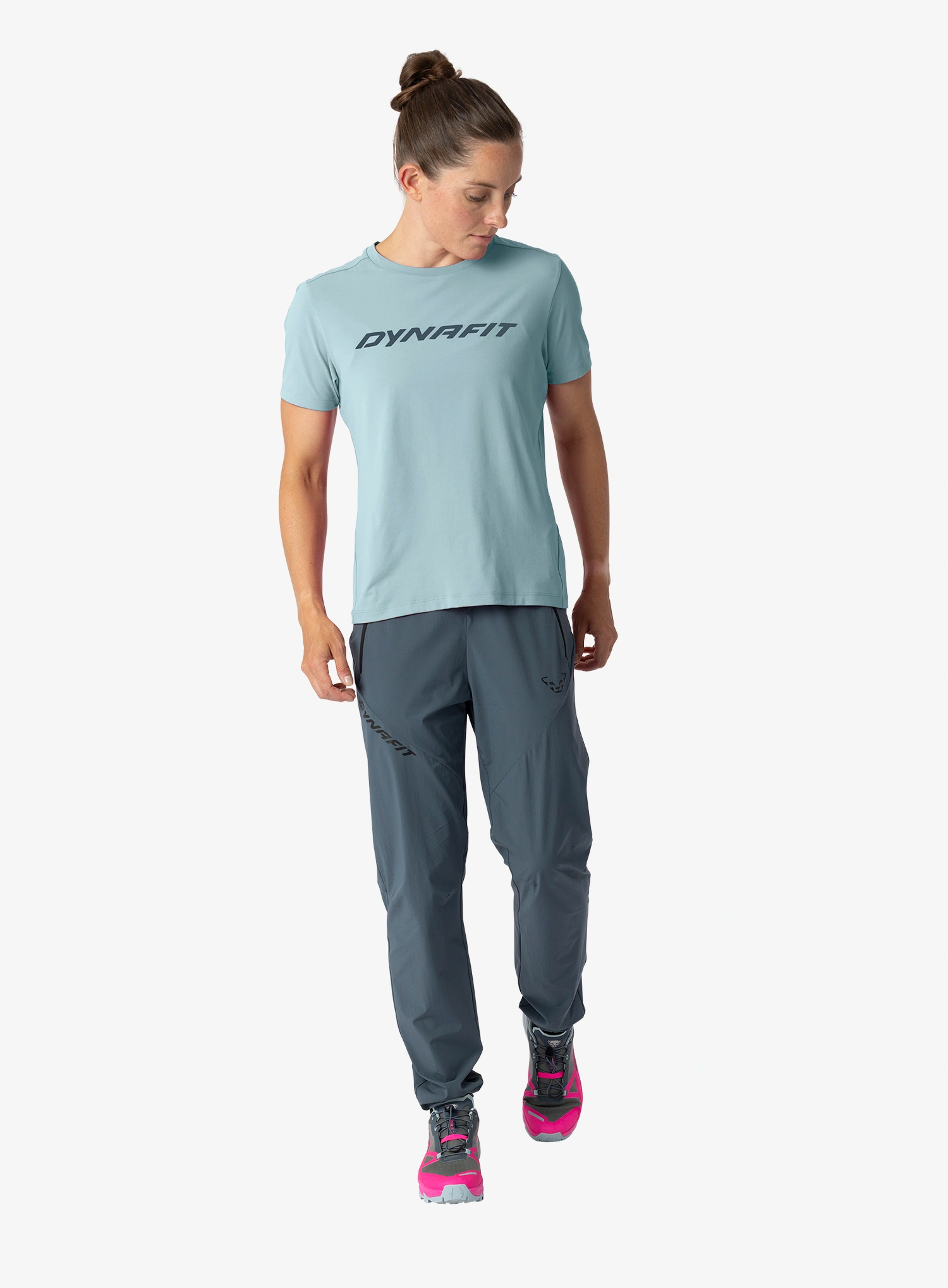 Sportshirt Damen Dynafit Traverse T-Shirt - cloud blue