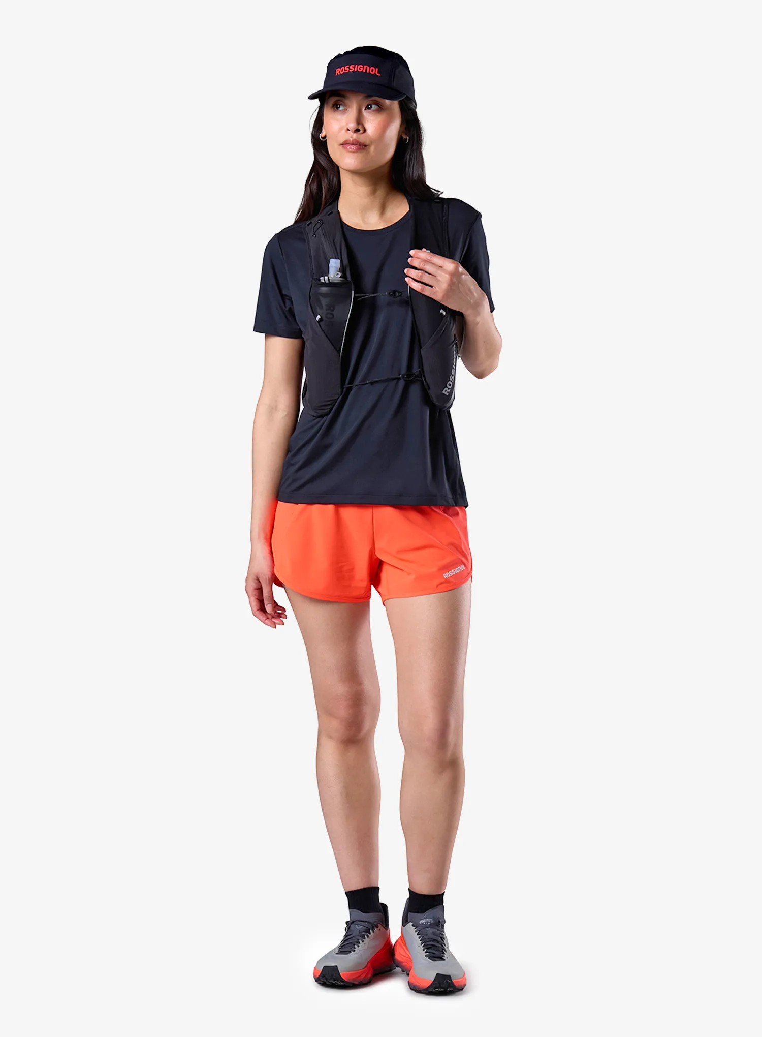 Sportshirt Damen Rossignol Graphic Active Tee - black/black