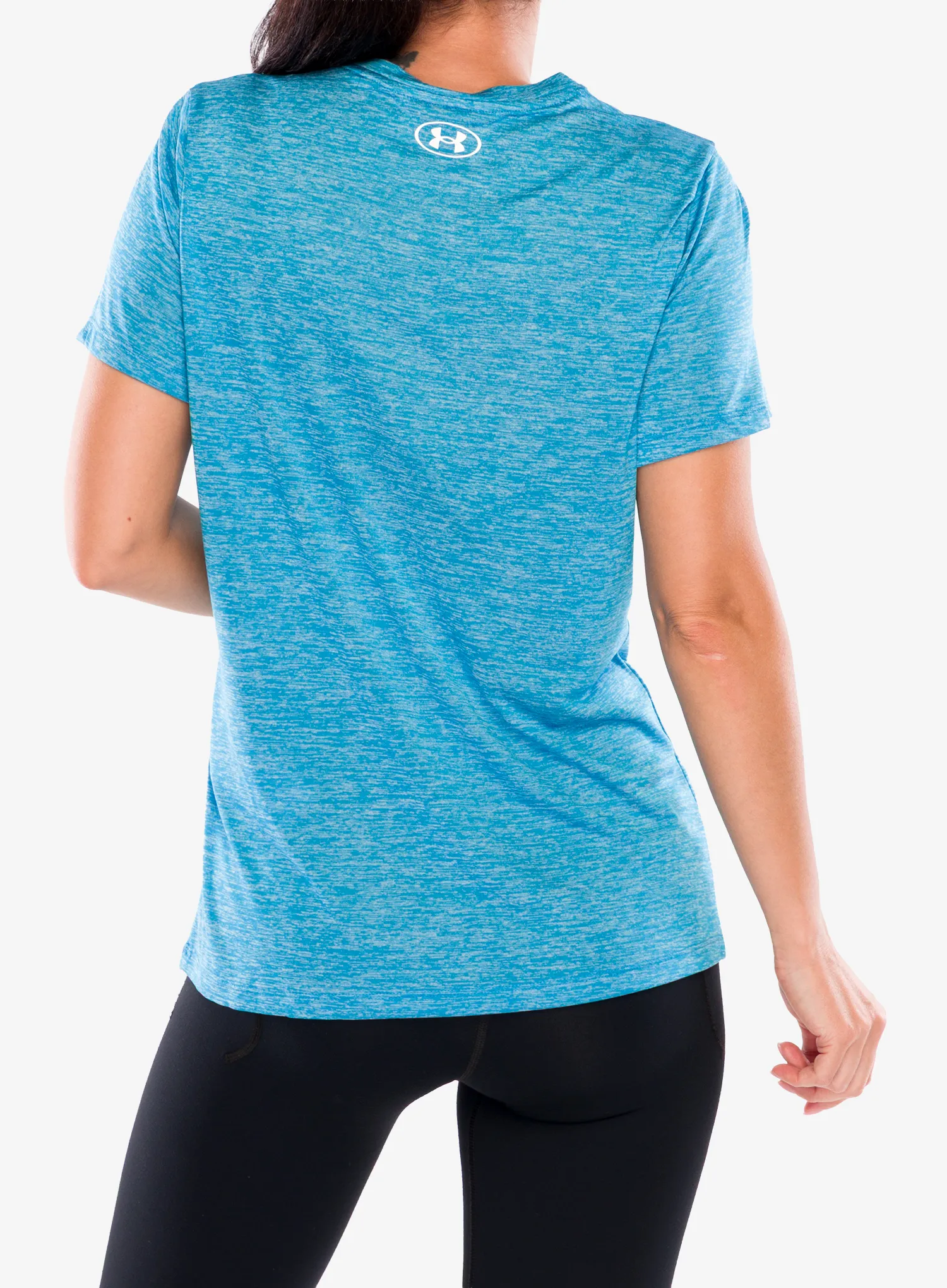 Sportshirt Damen Under Armour UA Tech Twist SSC - ether blue/white