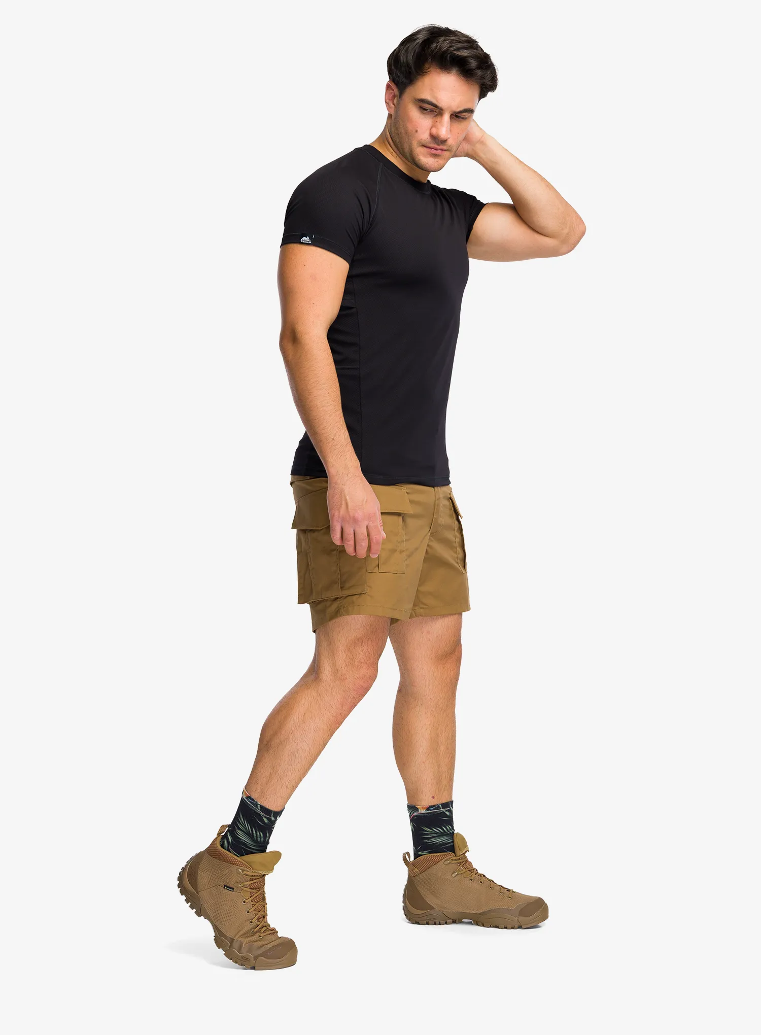 Trainingshirt Herren Helikon-Tex Quickly Dry T-Shirt - black