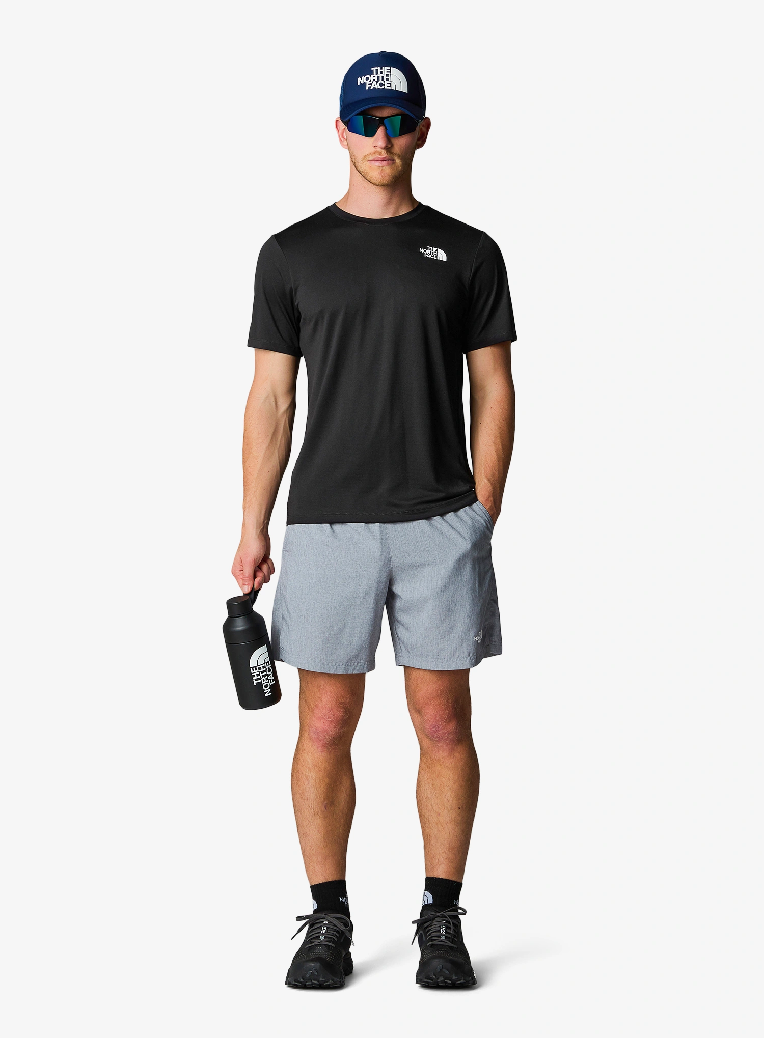 Trainingshirt Herren The North Face 24/7 S/S Tee Reg - tnf black