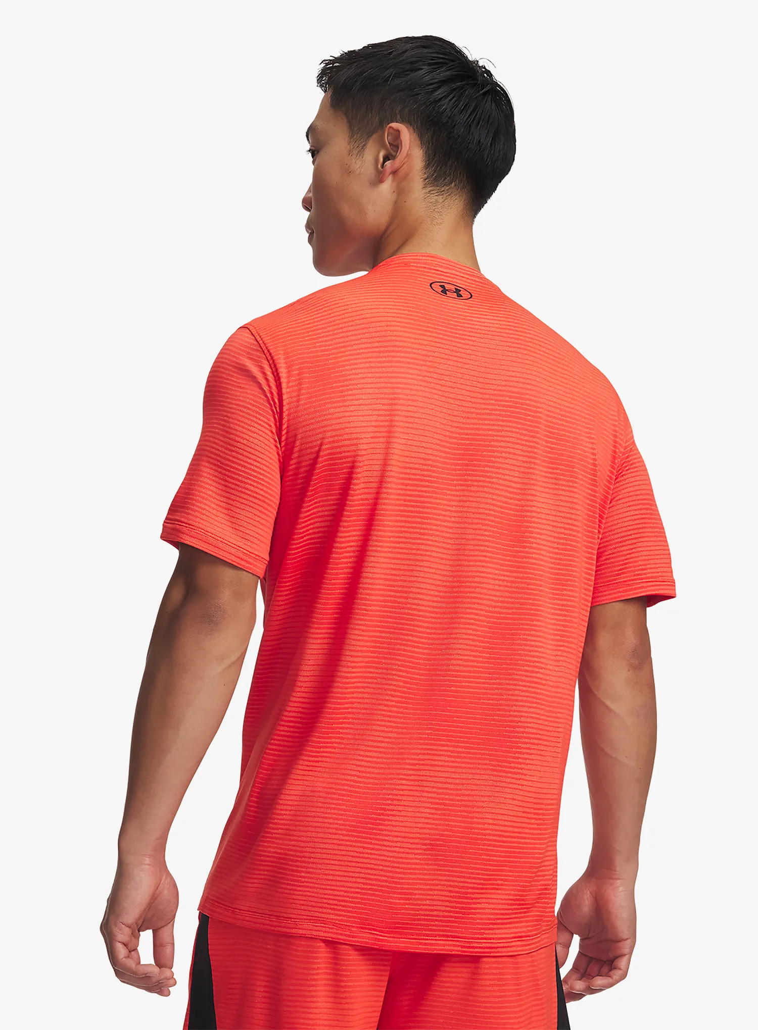 Trainingshirt Herren Under Armour Tech Vent VHS Jacquard SS - venom red/black