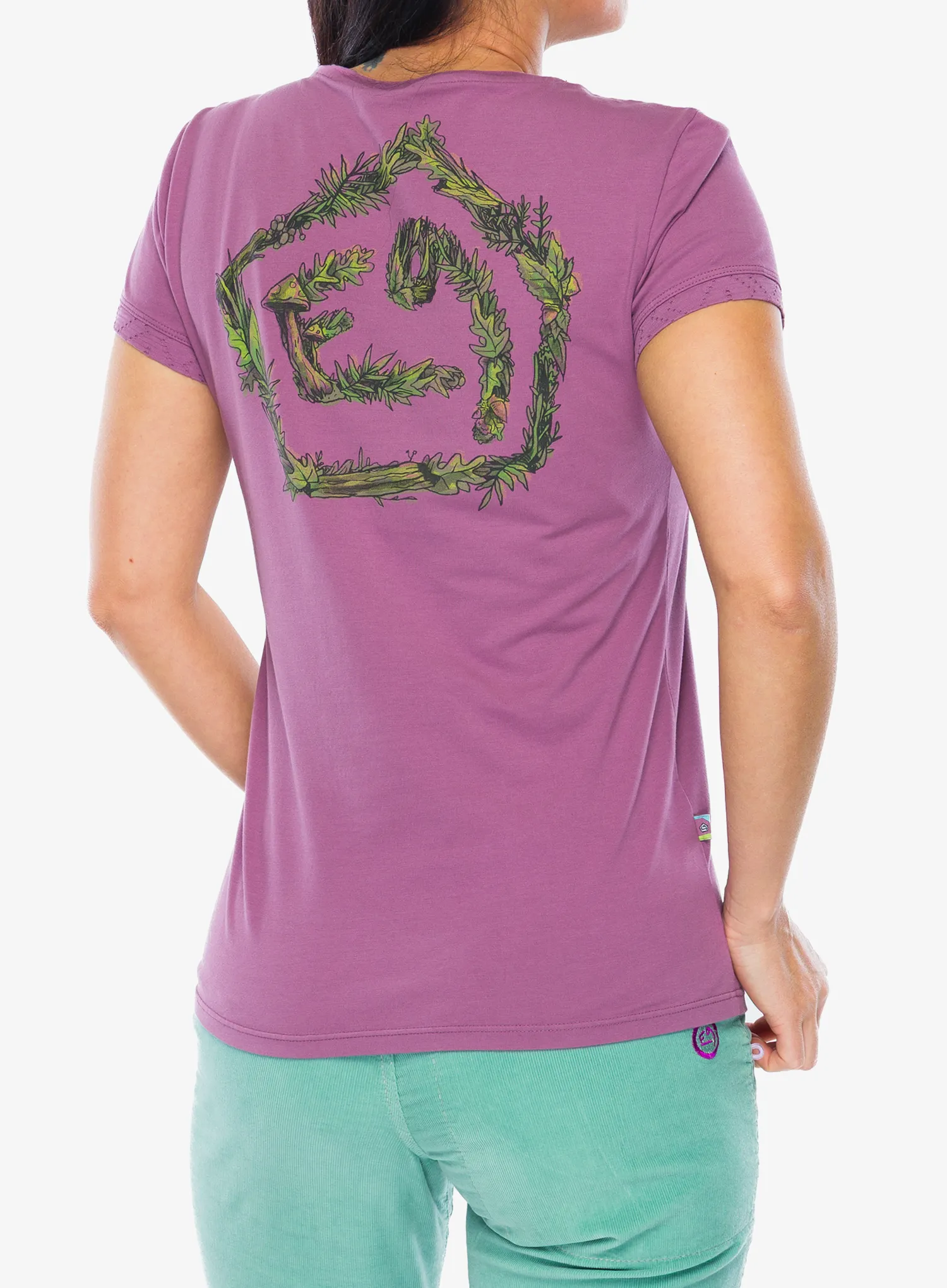Klettershirt Damen E9 Winty - tulip