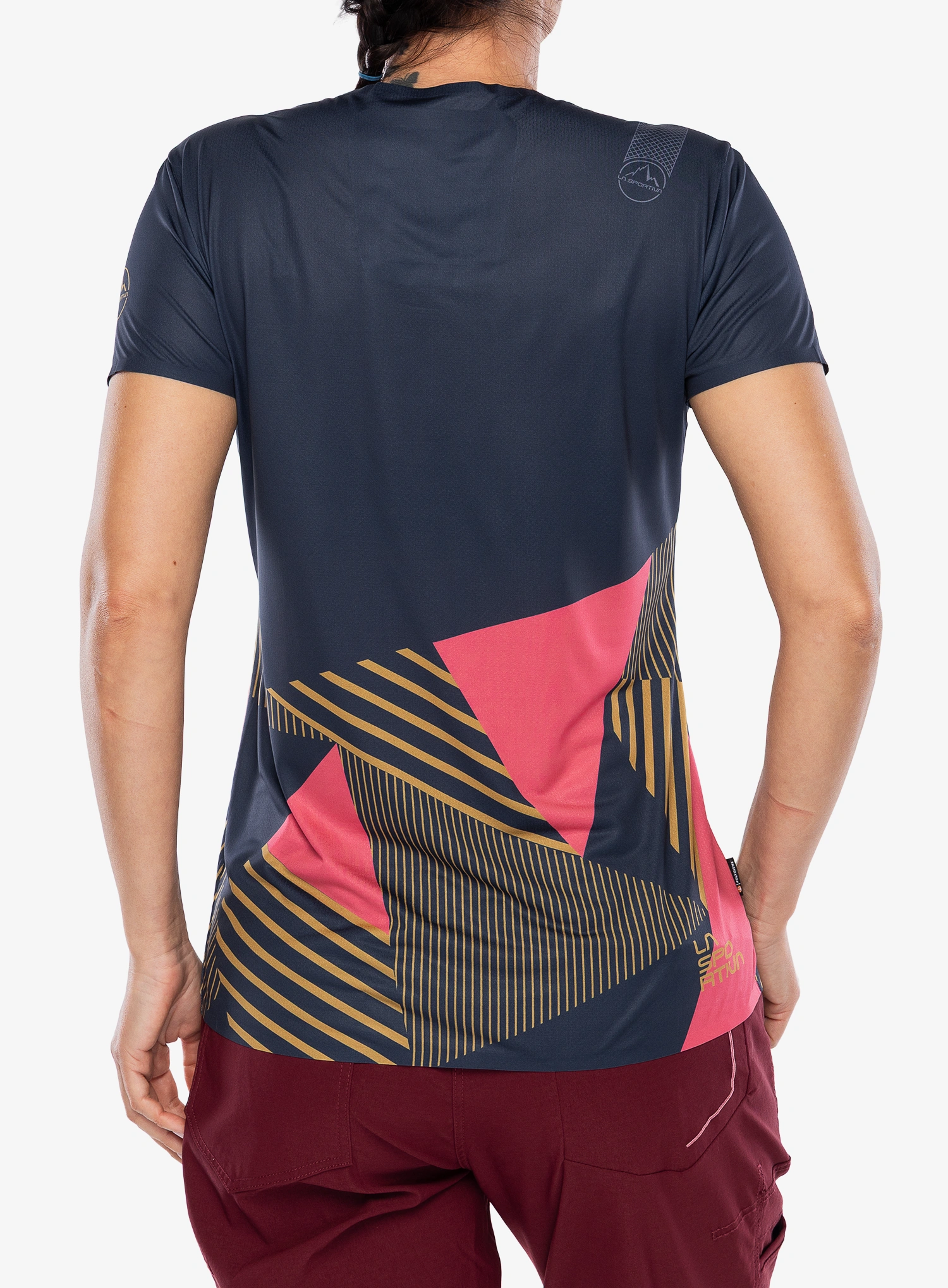 Klettershirt Damen La Sportiva Comp T-Shirt - night sky/rosebay