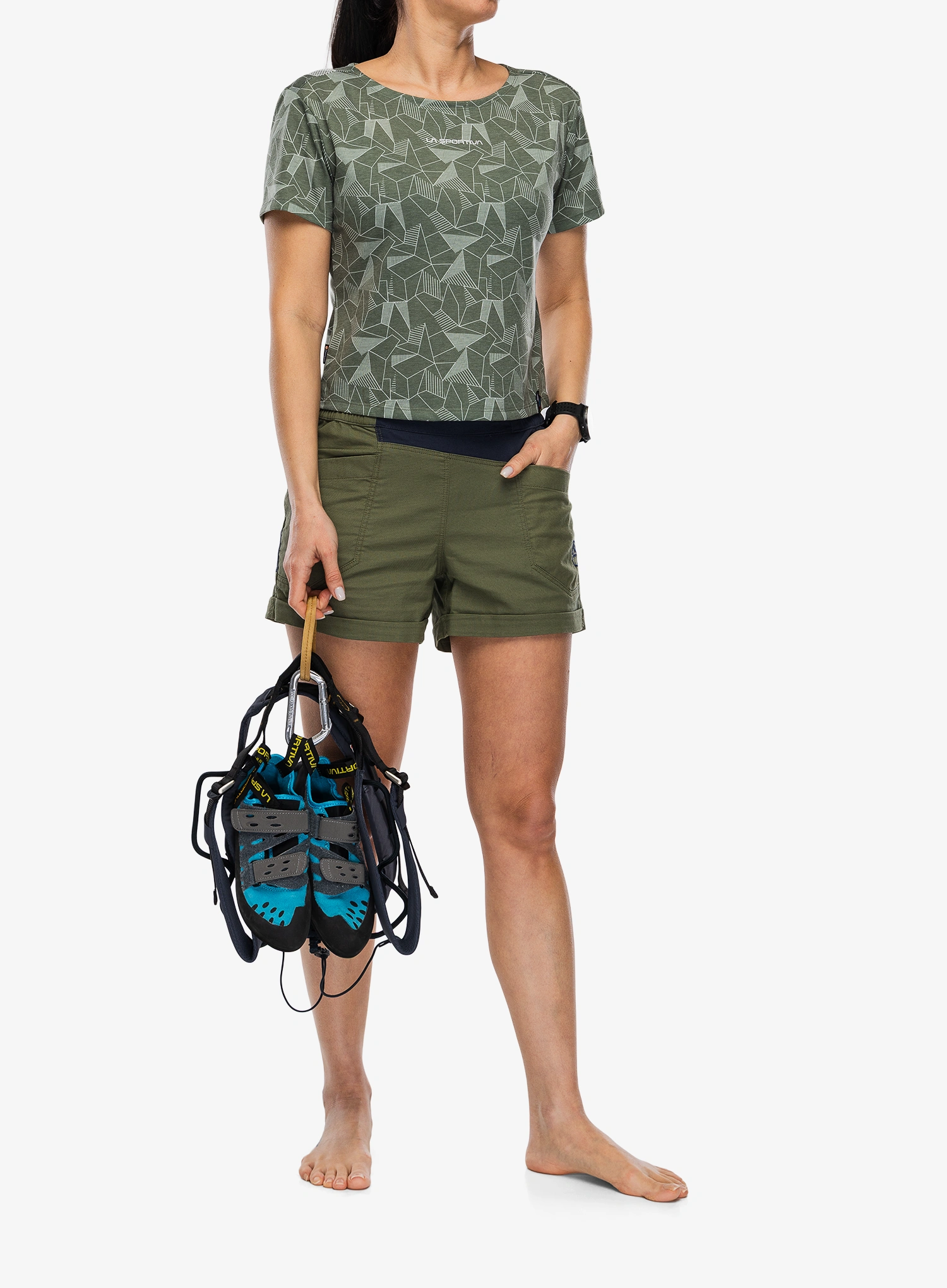 Klettershirt Damen La Sportiva Dimension T-Shirt - cypress