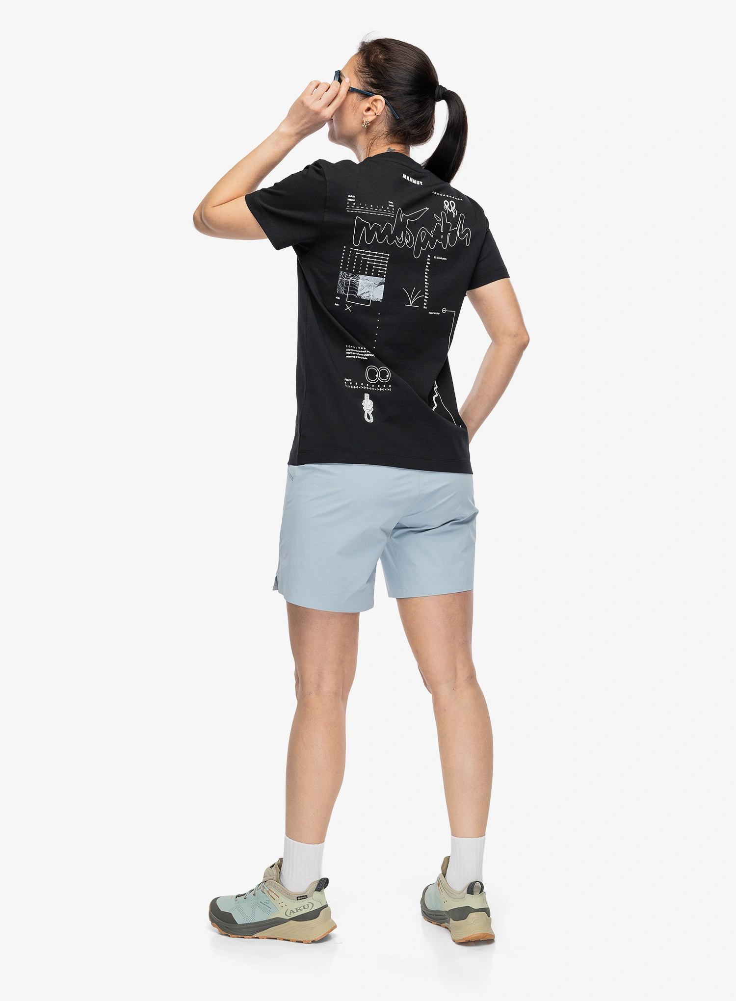 Klettershirt Damen Mammut Mammut Base T-Shirt Multi-Pitch - black