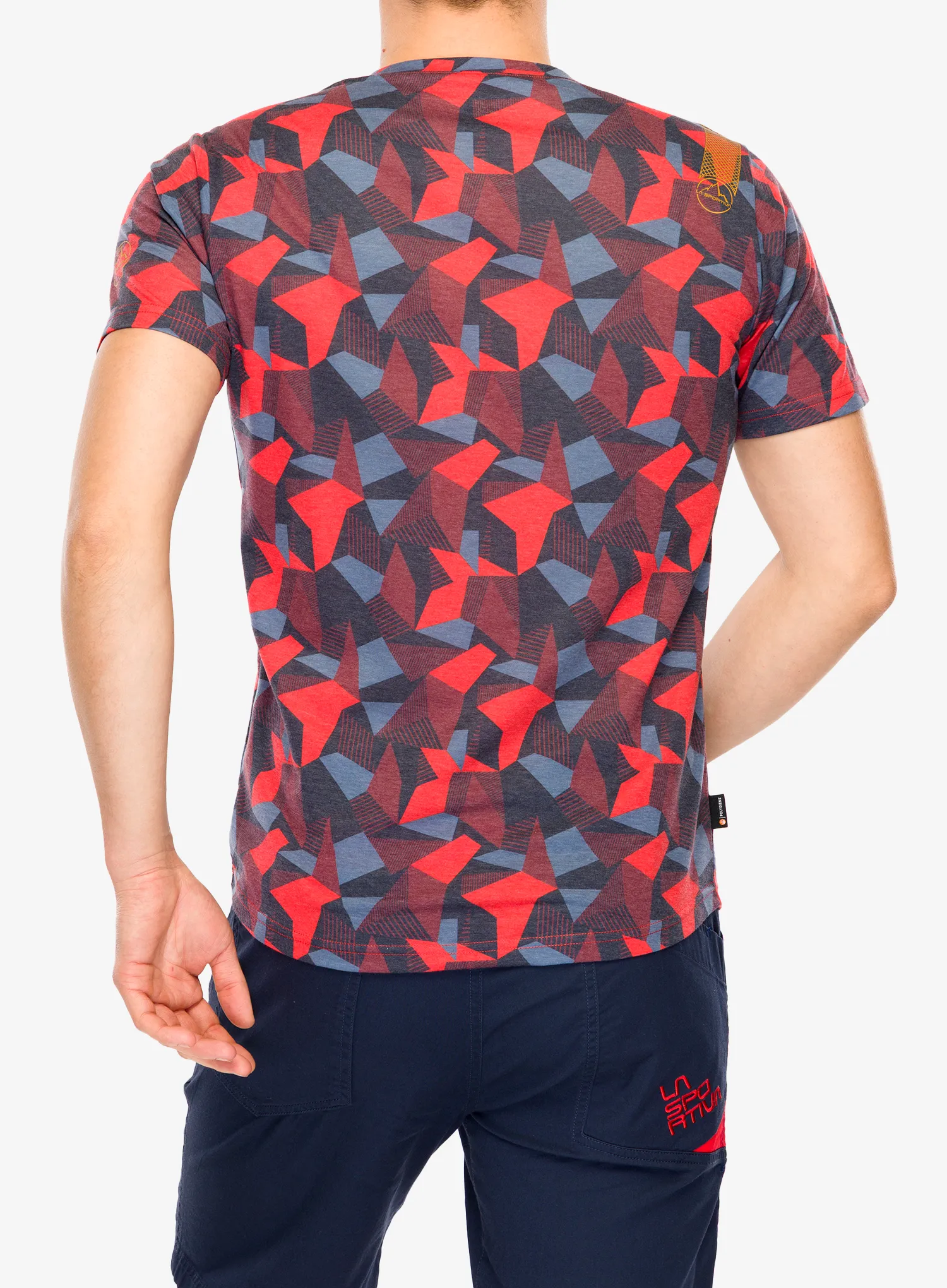 Klettershirt La Sportiva Dimension T-Shirt - mountain red/onyx