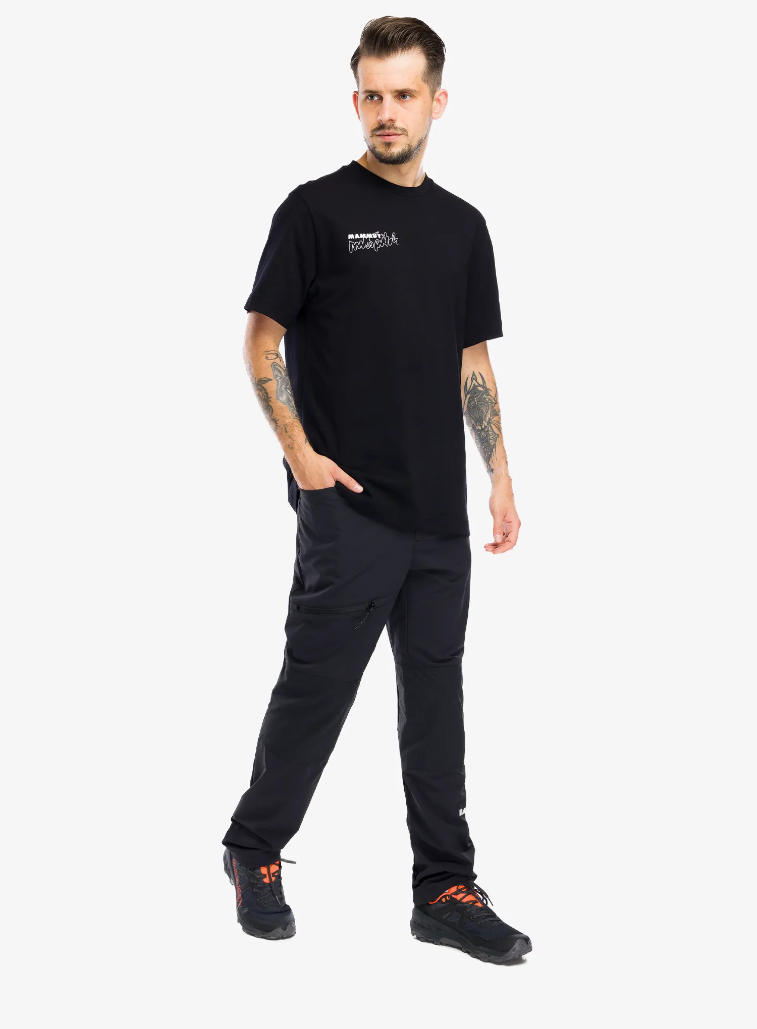 Klettershirt Mammut Mammut Base T-Shirt Multi-Pitch - black