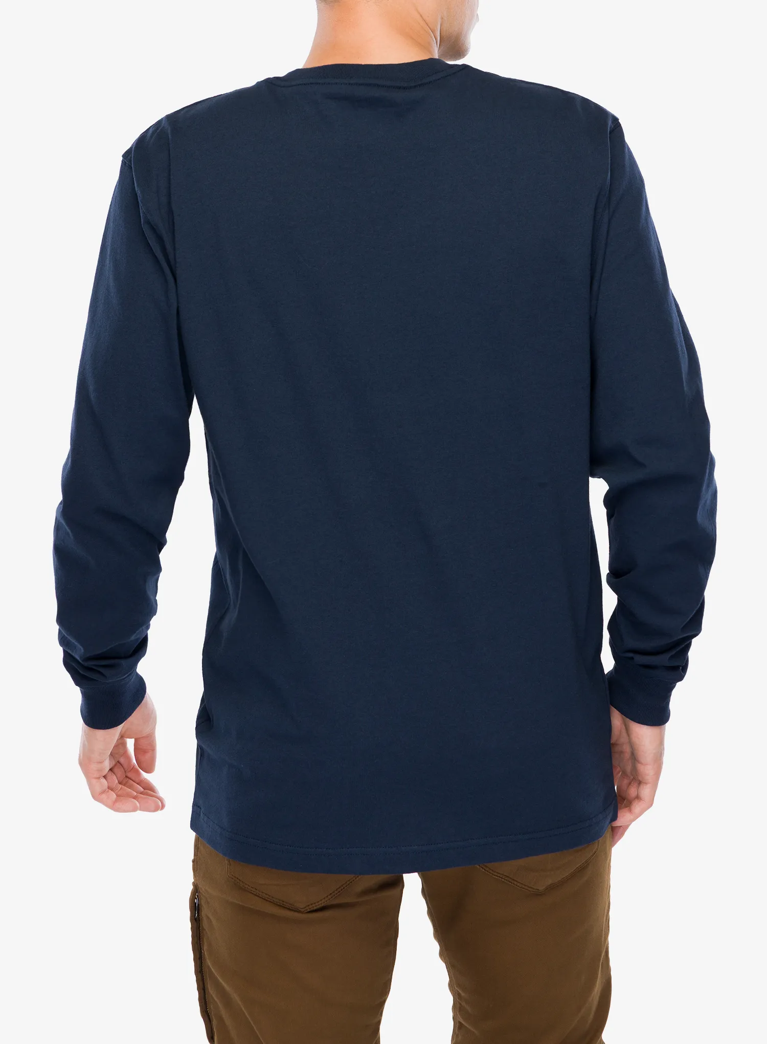 Langarmshirt Carhartt Workwear Pocket T-Shirt L/S - navy
