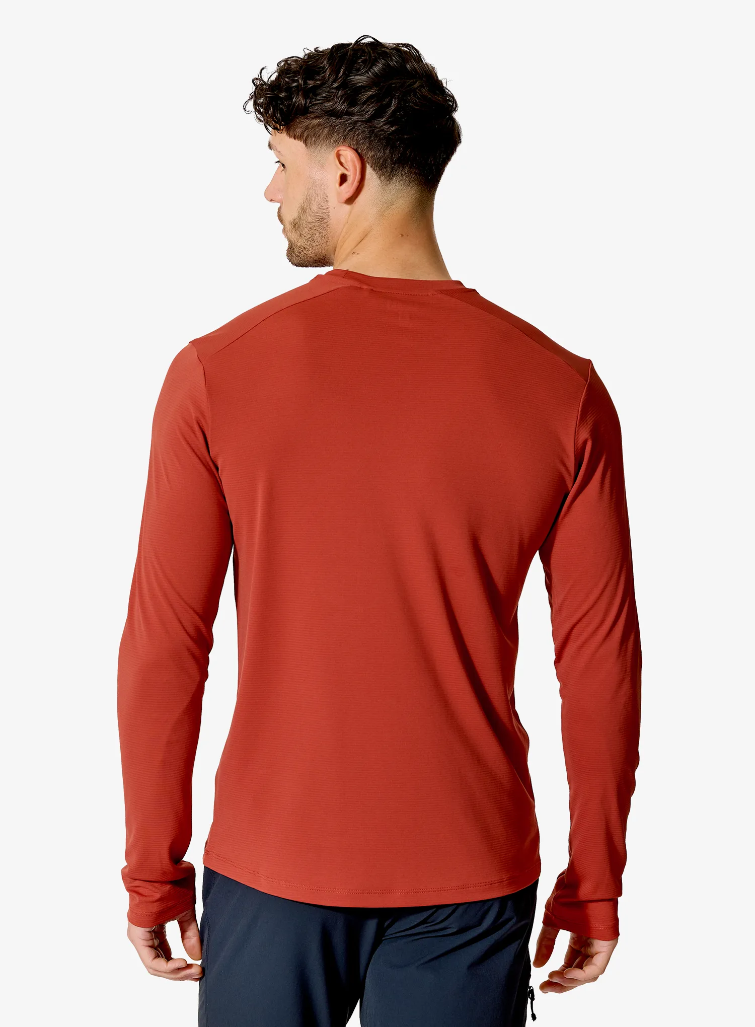 Langarmshirt Rab Force LS Tee - tuscan red