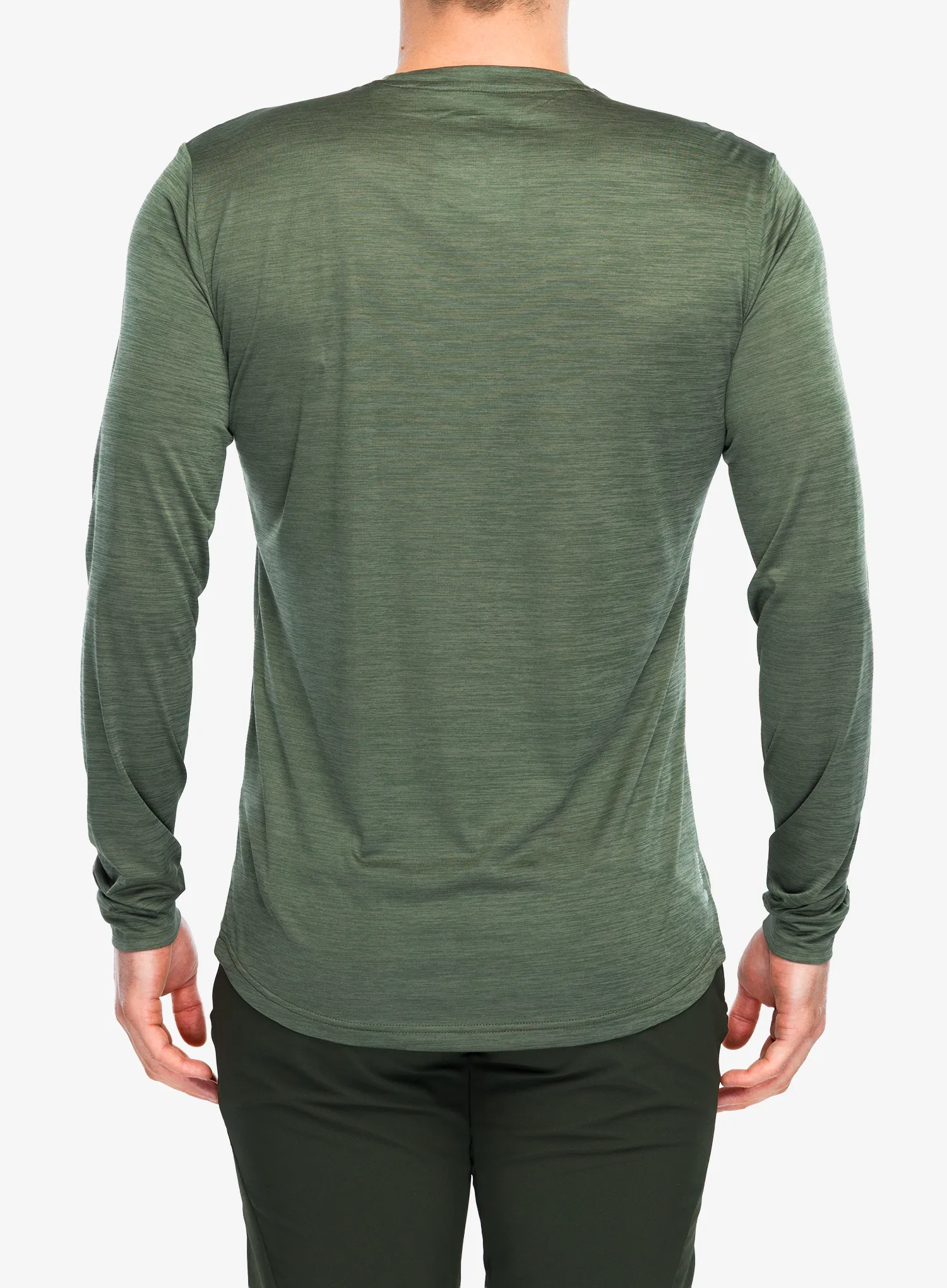 Langarmshirt Salewa Puez Melange Dry L/S Tee - faded green