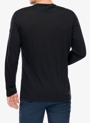 Langarmshirt Super.natural Well Equipped Ls - jet black/vapor grey