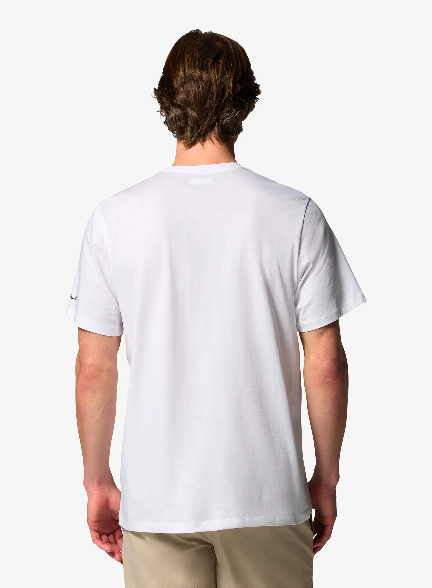T-Shirt mit Aufdruck Columbia CSC Seasonal Graphic Tee - white/heavenly stacked gem