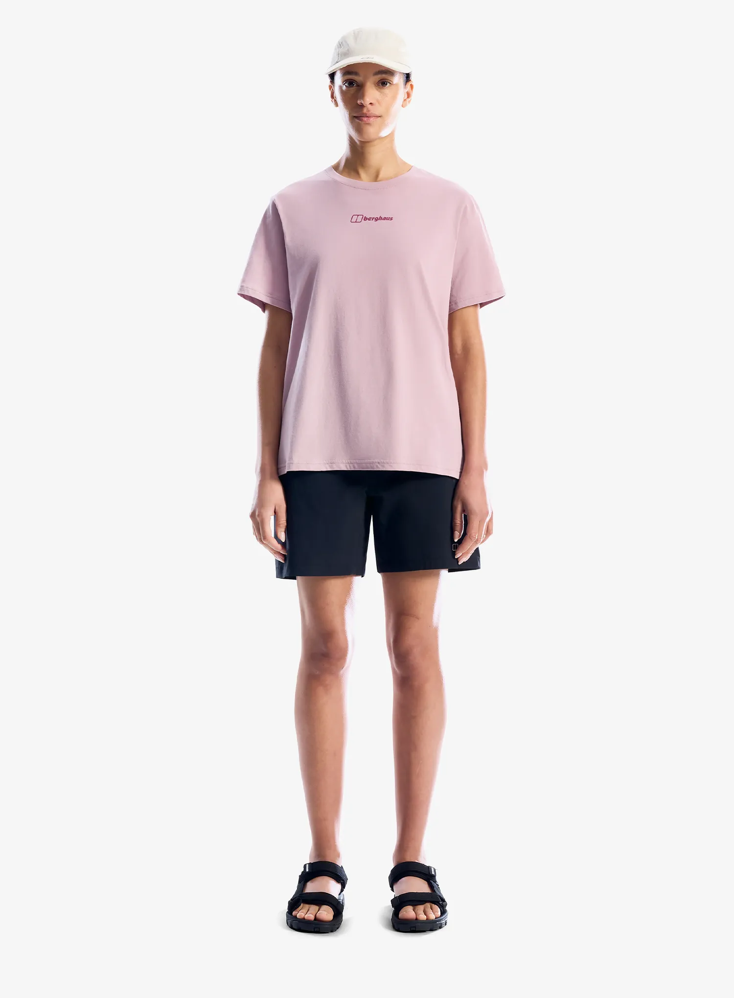 Bedruckte T-Shirt Damen Berghaus Cairn Essential Tee Af - alpine haze