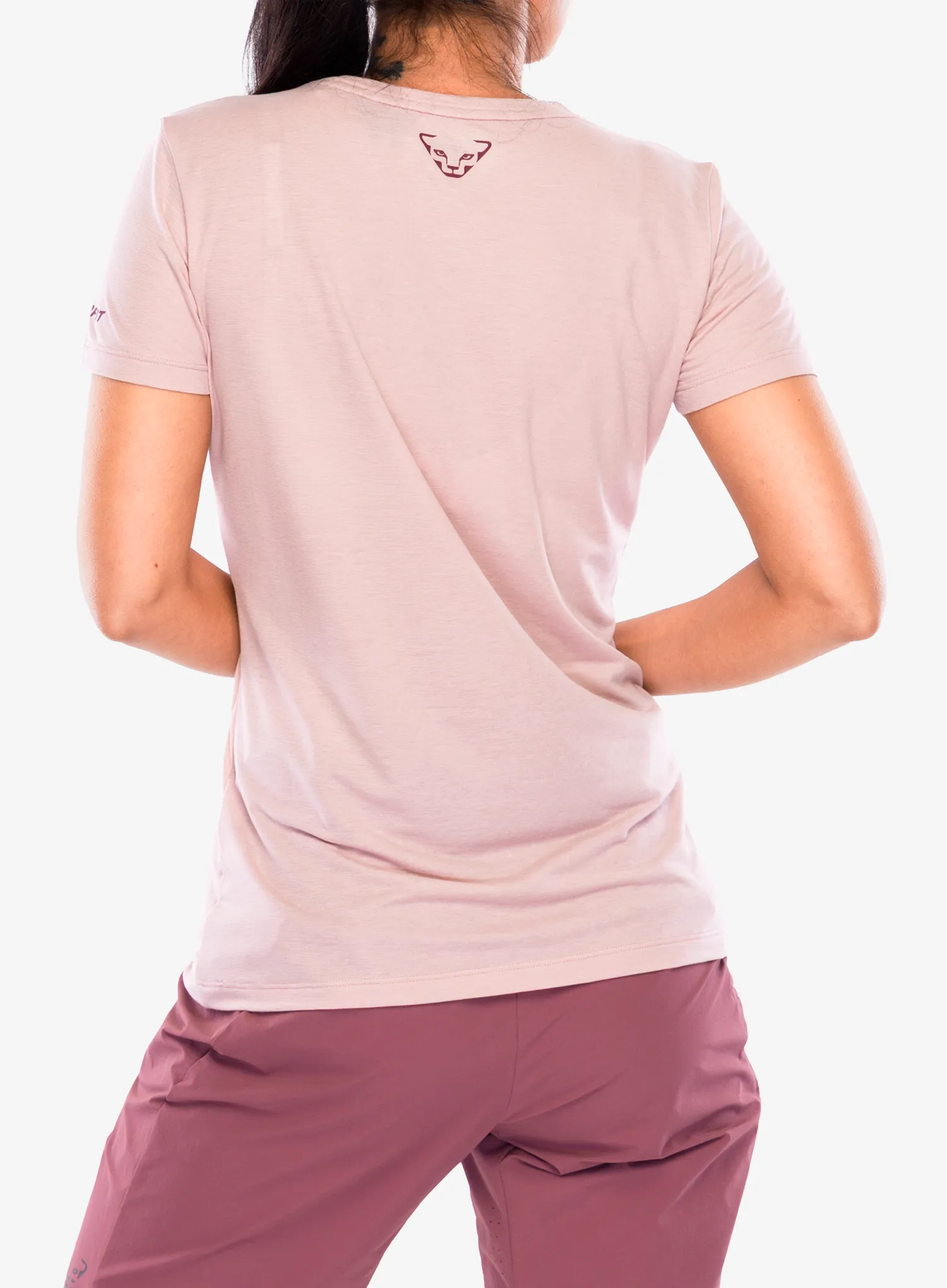 Bedruckte T-Shirt Damen Dynafit Transalper Graphic S/S Tee - pale rose