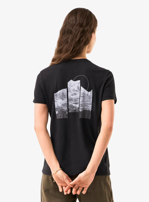 Bedruckte T-Shirt Damen Flov Manresa - black/light grey