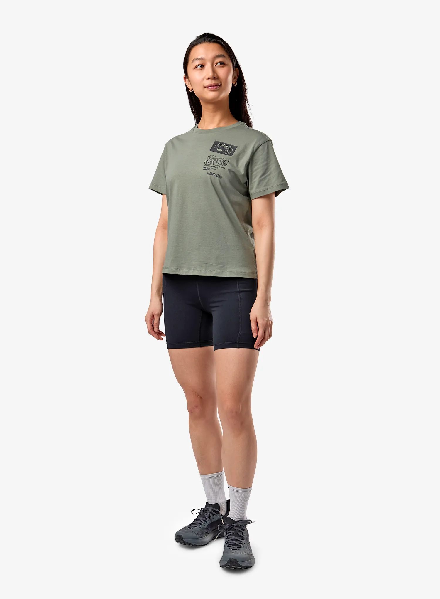 Bedruckte T-Shirt Damen Rossignol Graphic Waterfall Tee - laurel wreath
