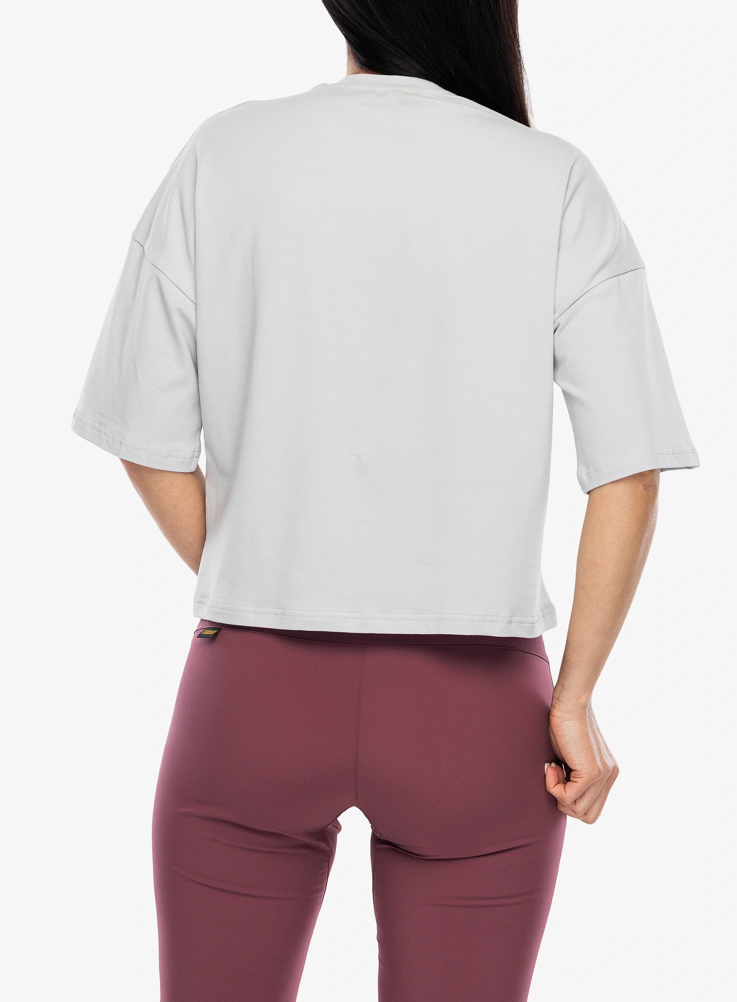 Bedruckte T-Shirt Damen Turbat Steppe Flowers T-Shirt - glacier gray