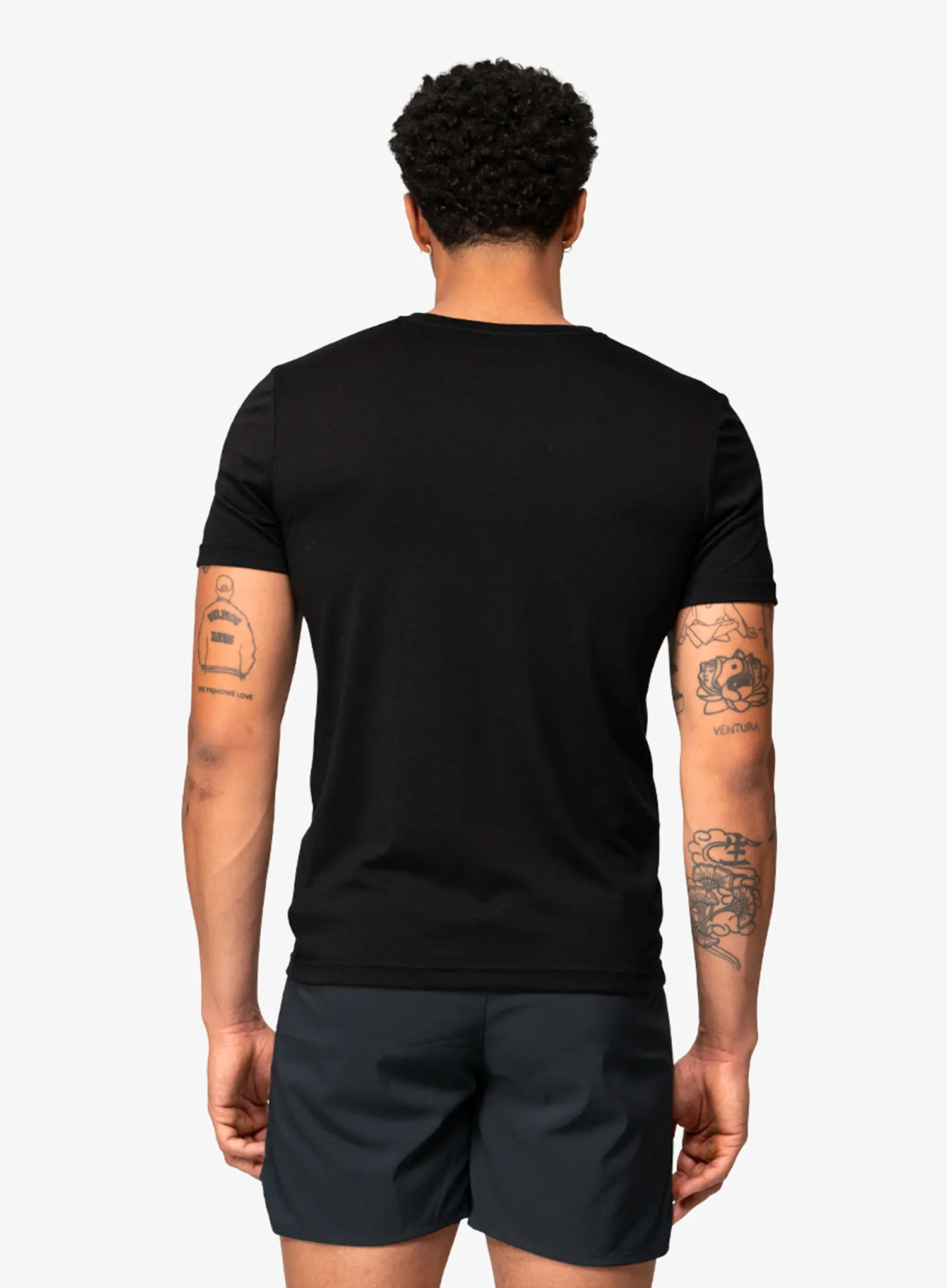 T-Shirt mit Aufdruck Devold Classic Triple Tee - black
