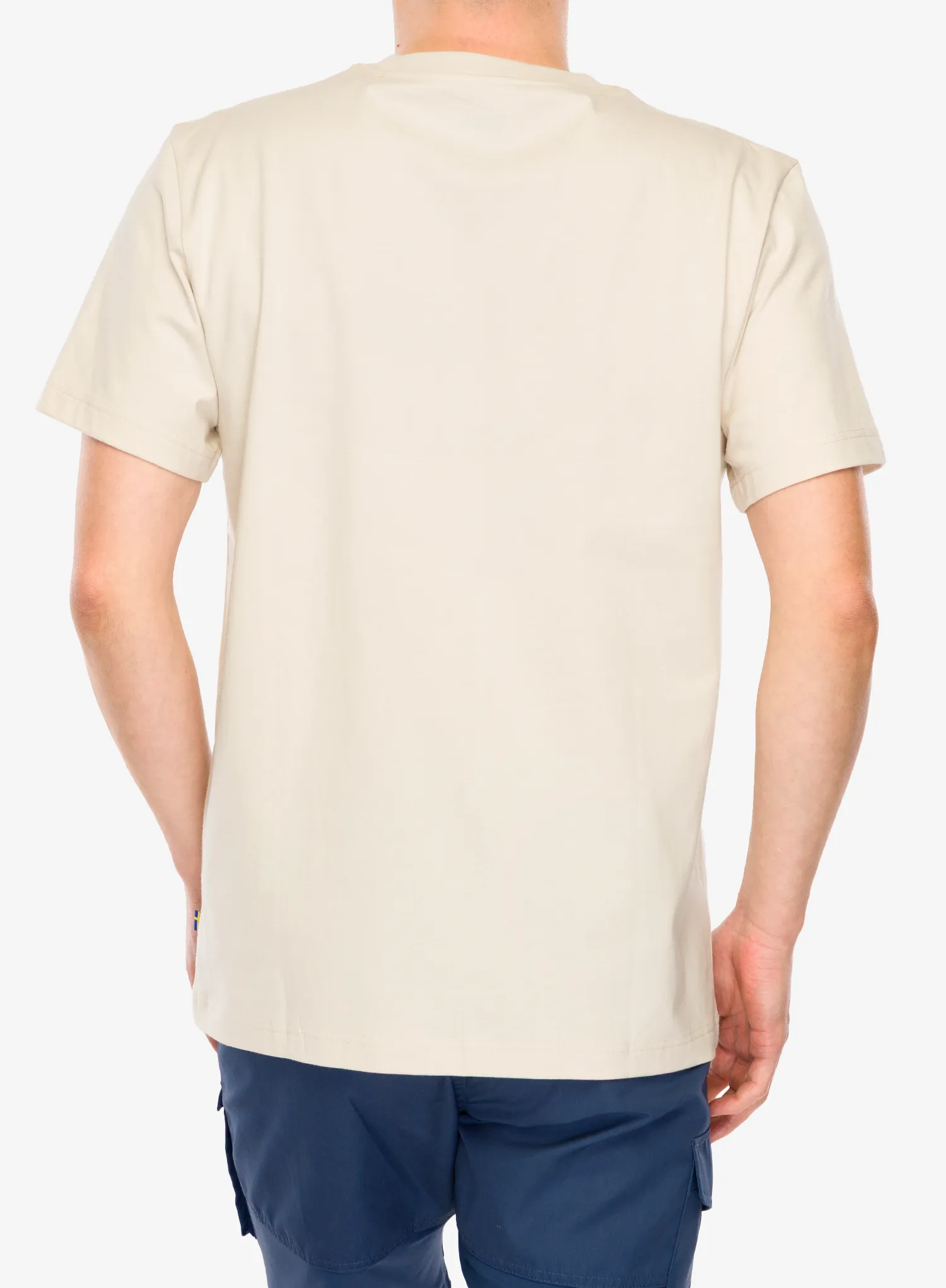 T-Shirt mit Aufdruck Fjallraven Multicolor Logo T-shirt - chalk white