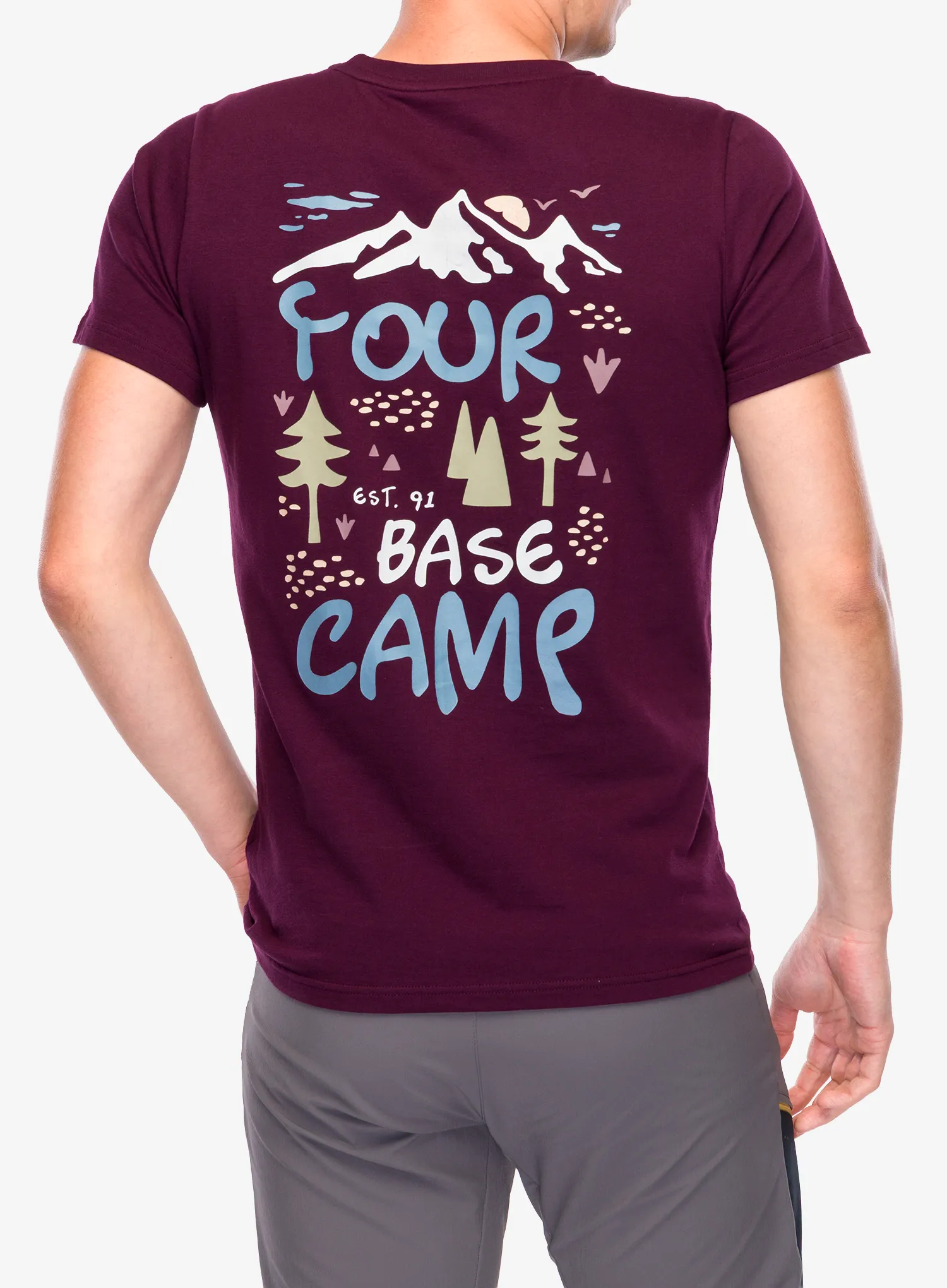 T-Shirt mit Aufdruck Hannah Fred - winetasting