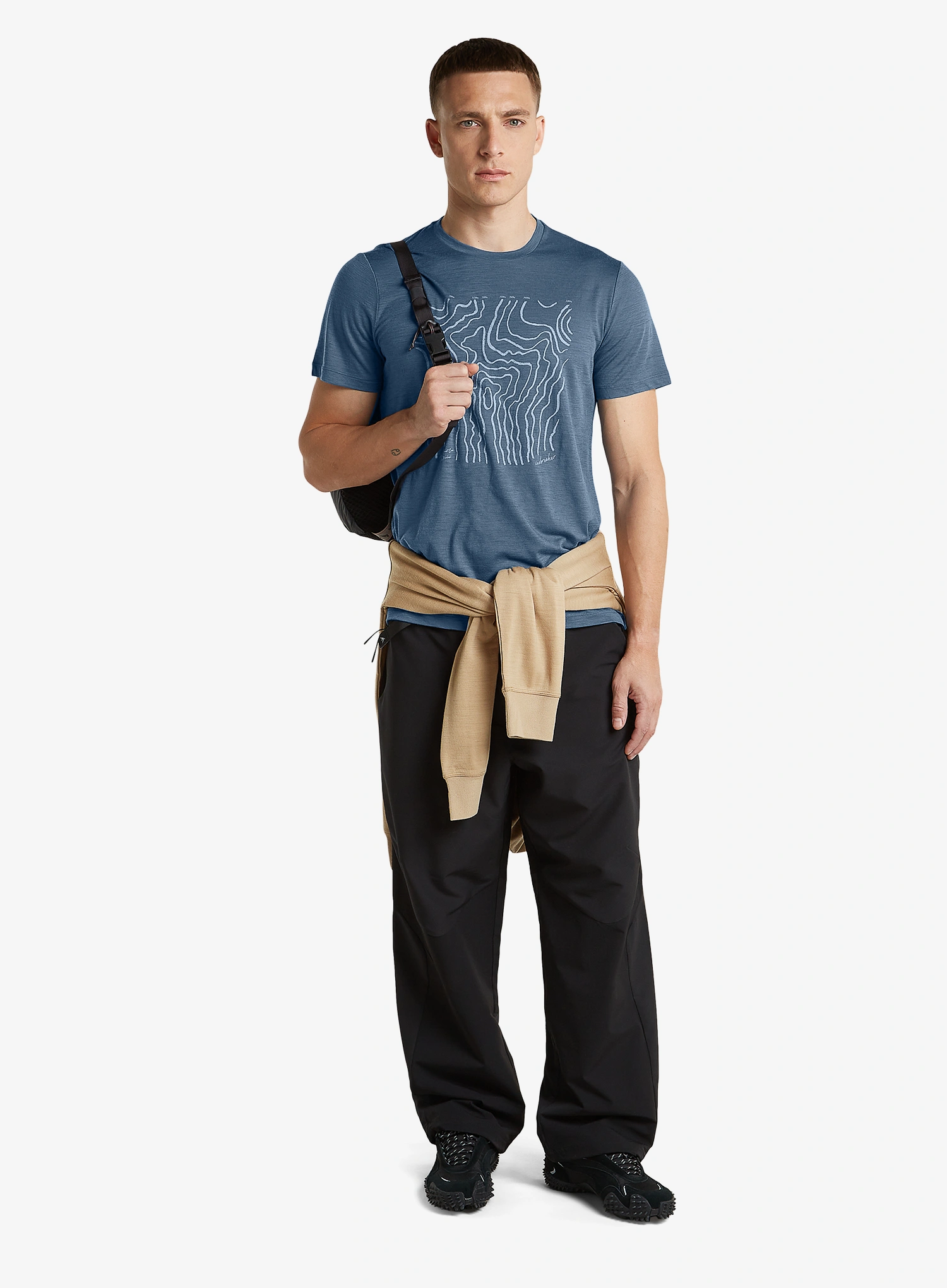 T-Shirt mit Aufdruck Icebreaker Merino 150 Tech Lite SS Tee Great Heights - dawn