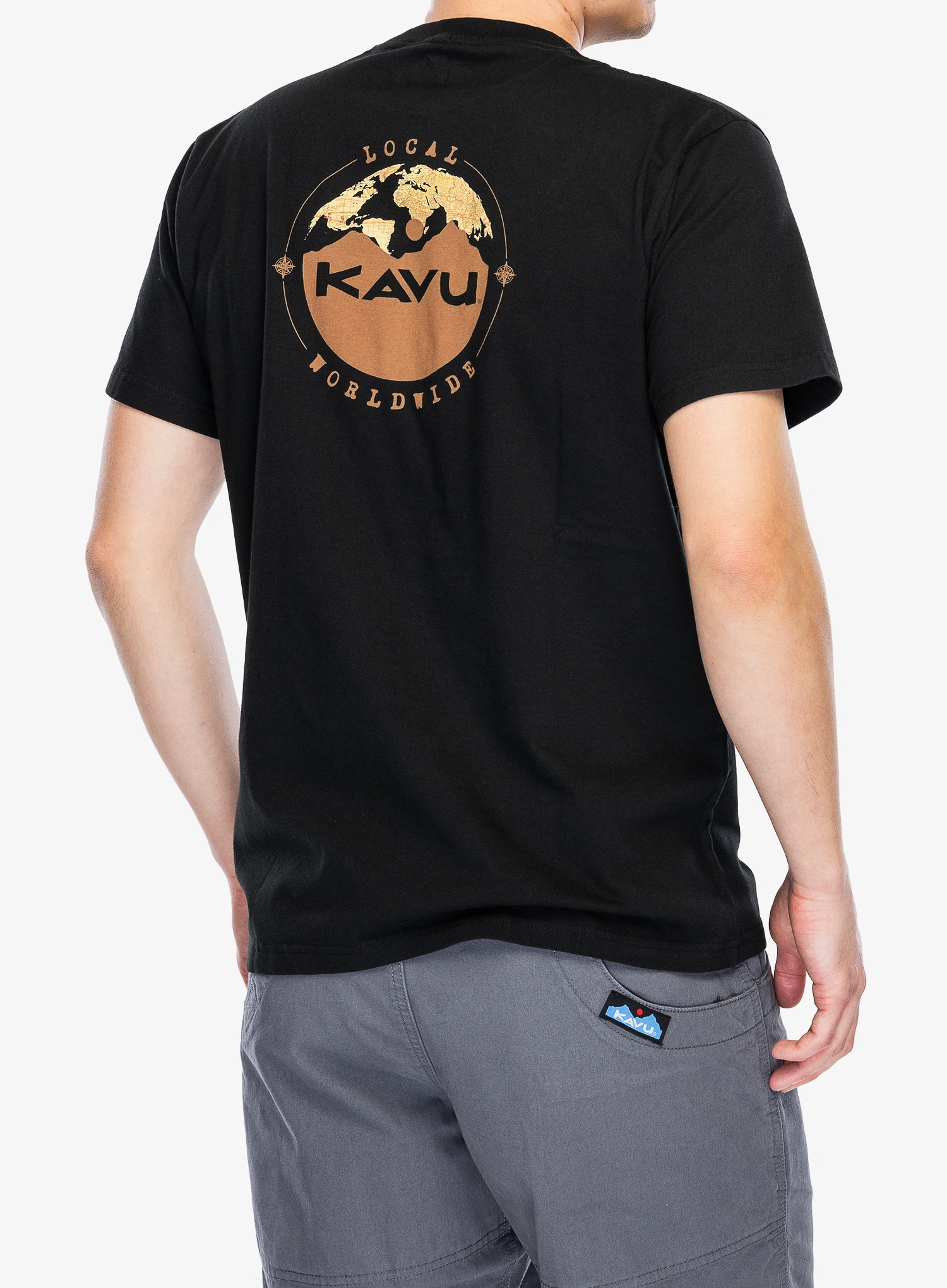 T-Shirt mit Aufdruck Kavu Globalize - black