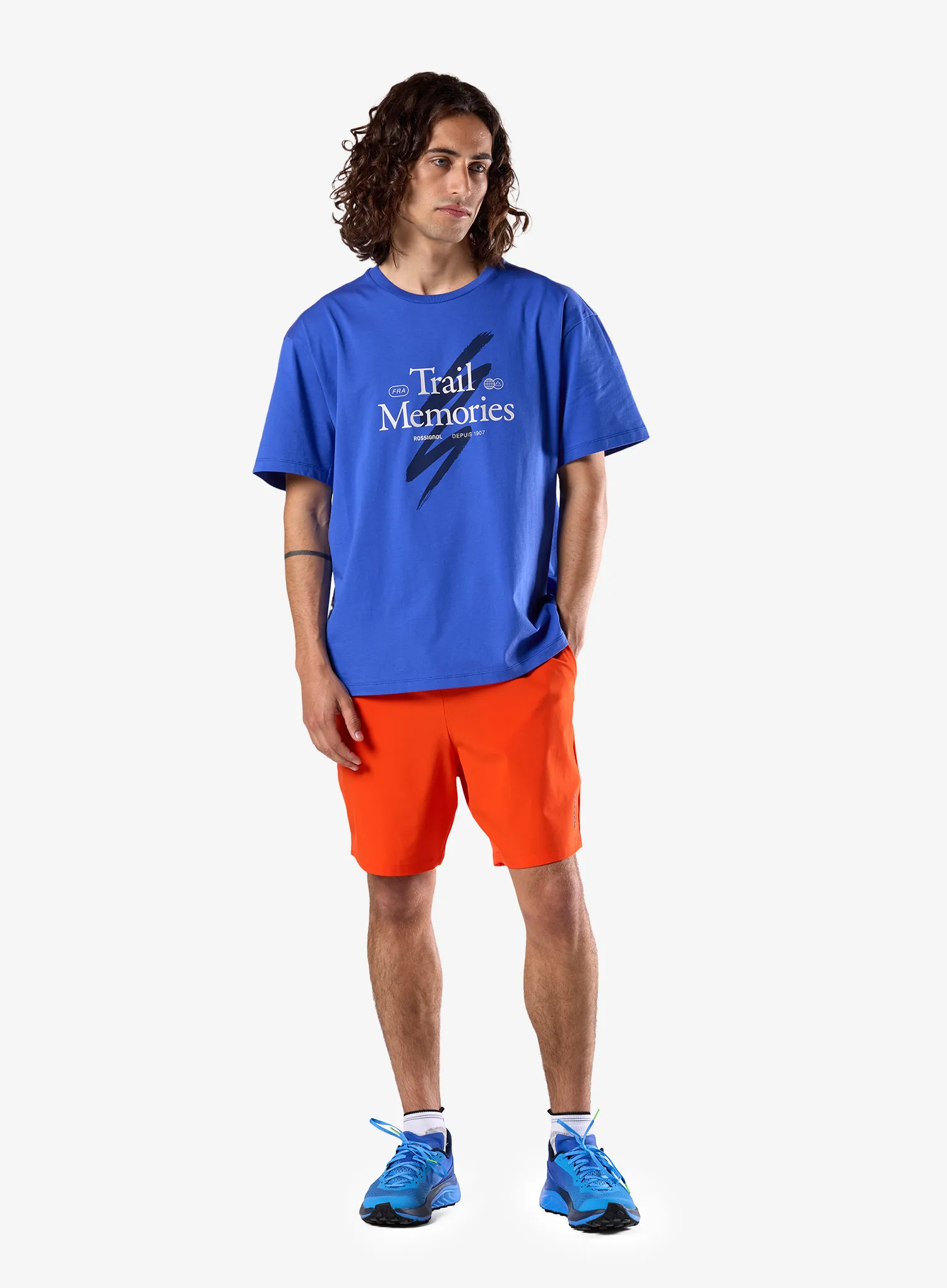 T-Shirt mit Aufdruck Rossignol Graphic Waterfall Tee - dazzle blue
