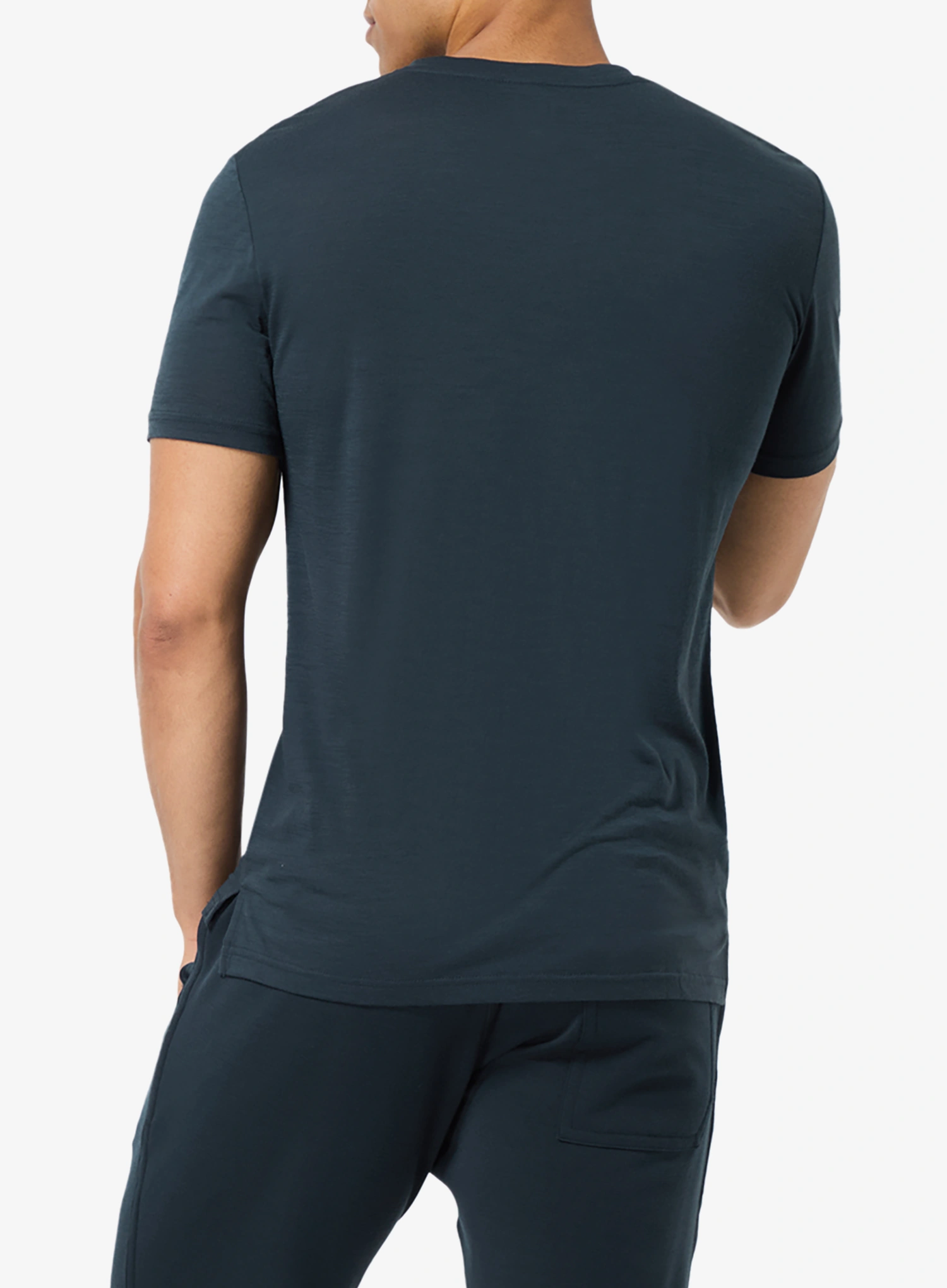 T-Shirt mit Aufdruck Super.natural Hiking Tee - blueberry/feather grey