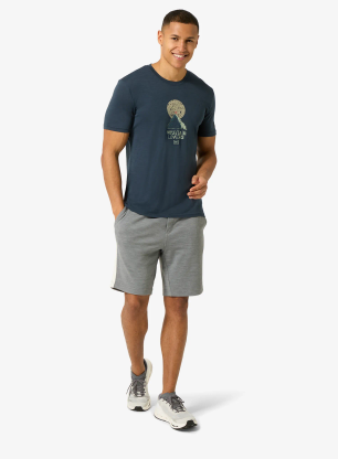 T-Shirt mit Aufdruck Super.natural No Map Tee - blueberry/various